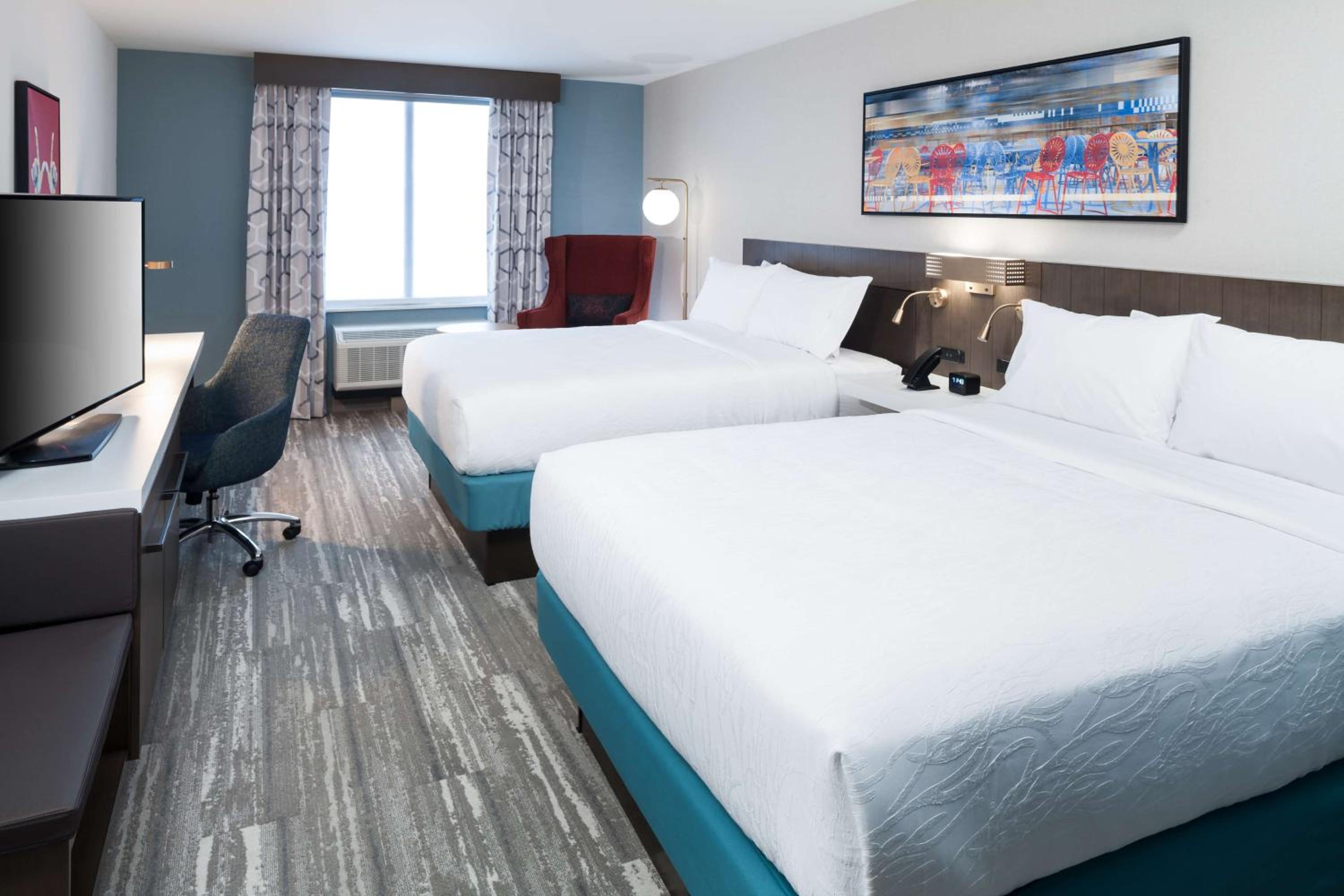 Queen Room with Two Queen Beds - Hearing Access at Hilton Garden Inn Madison Downtown, WI in Madison