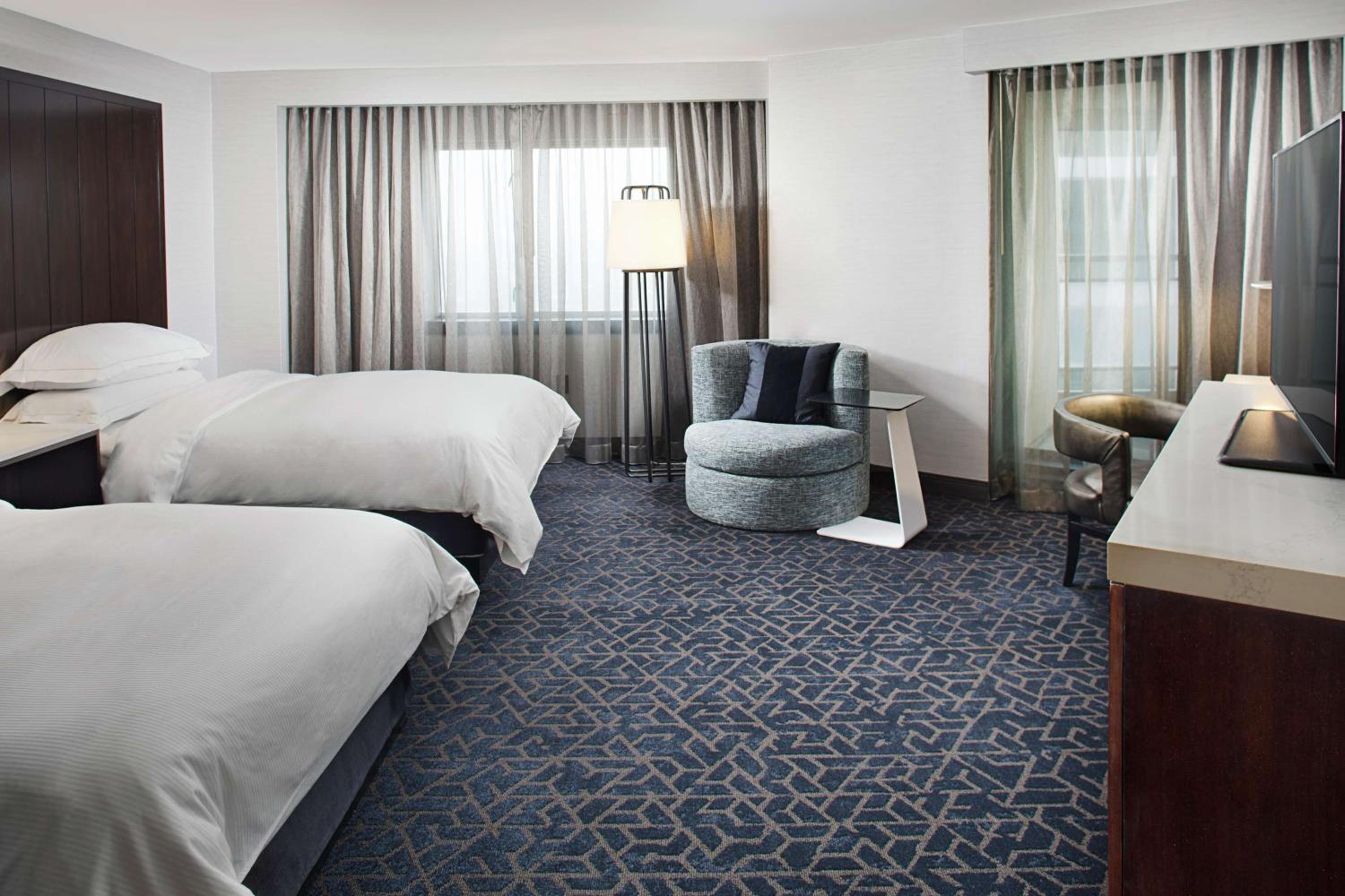 Corner Room with Two Double Beds