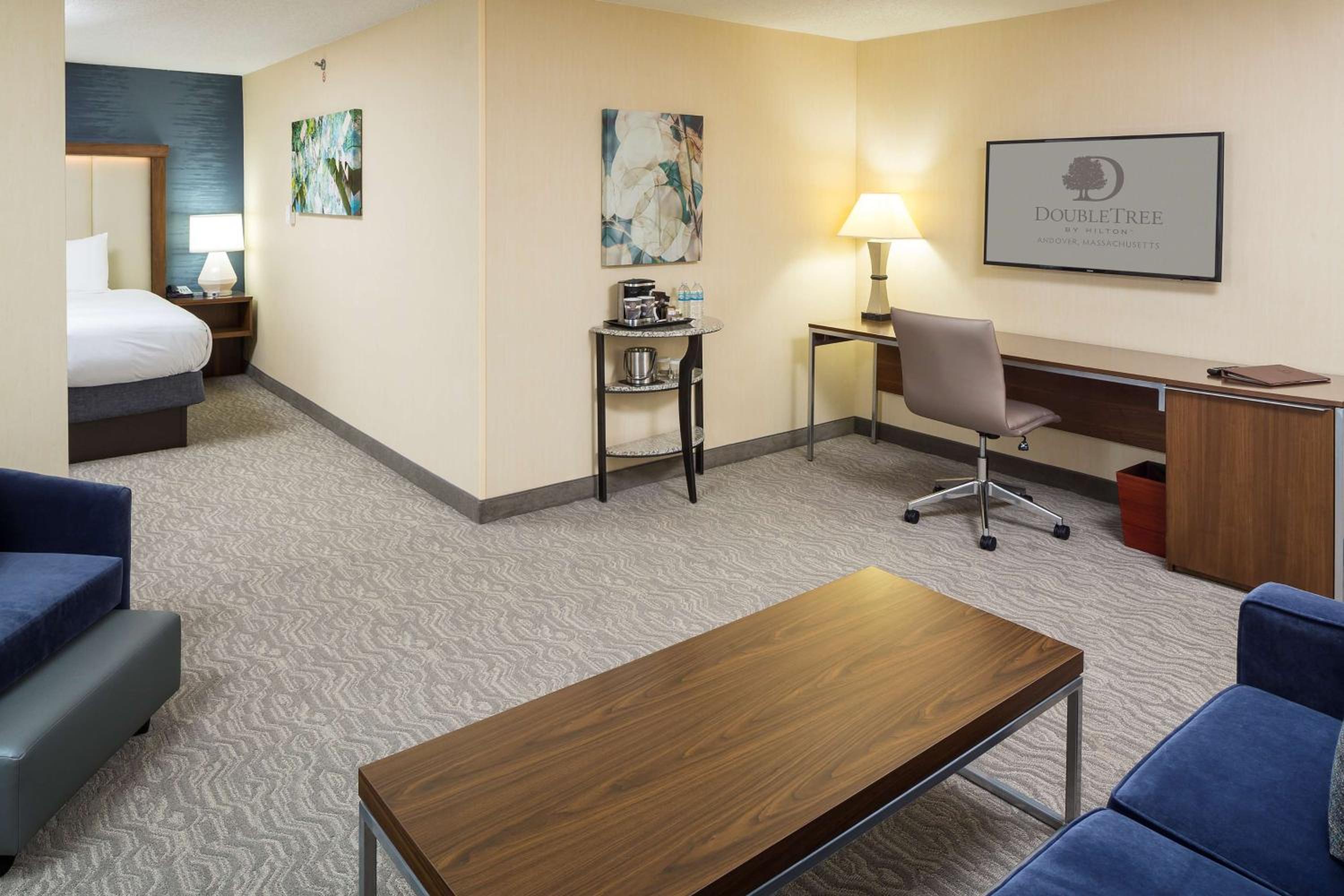 Two-Room King Suite at DoubleTree by Hilton Boston-Andover in Andover