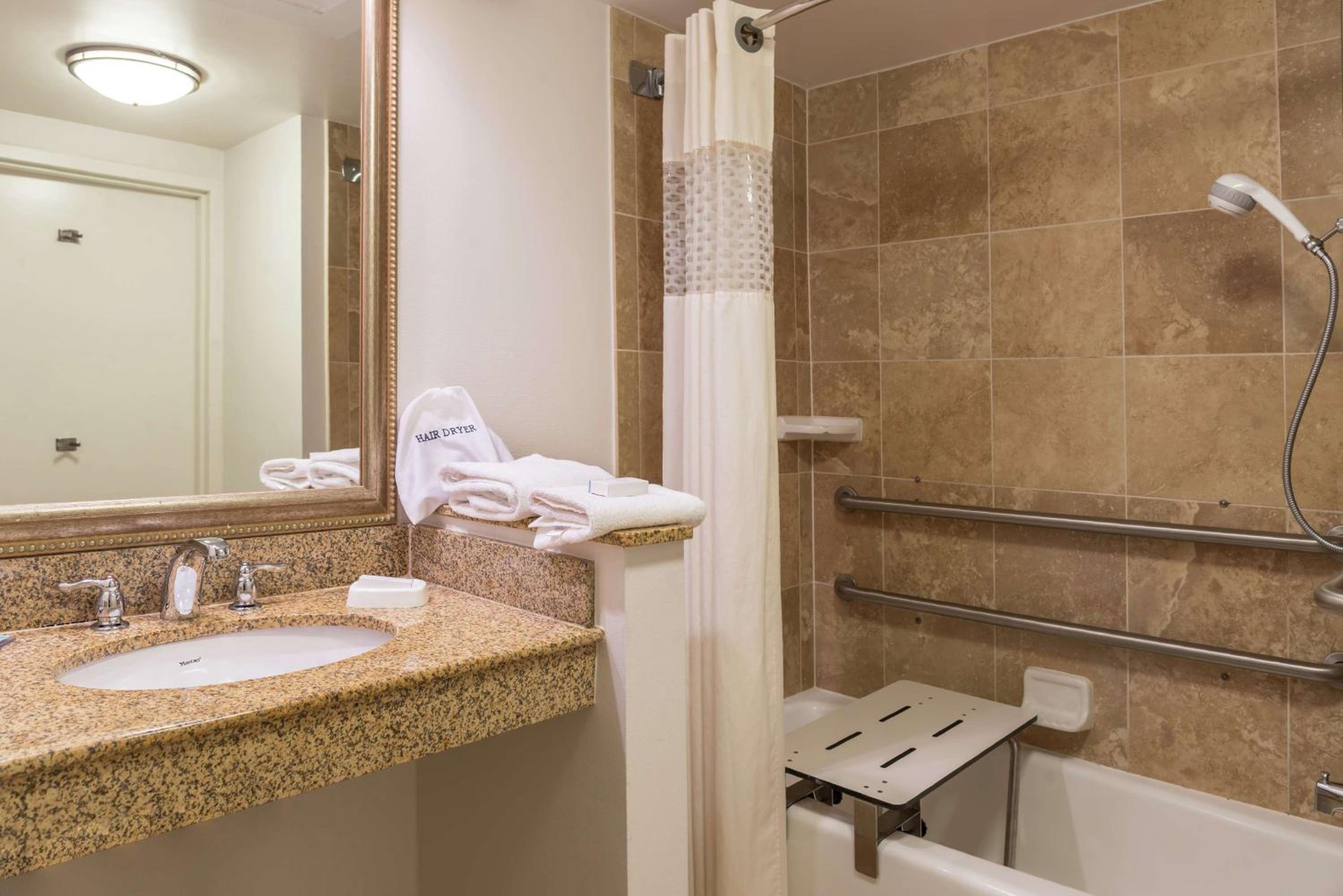 Room with One Full Bed and Bath Tub - Mobility Accessible - Photo 5
