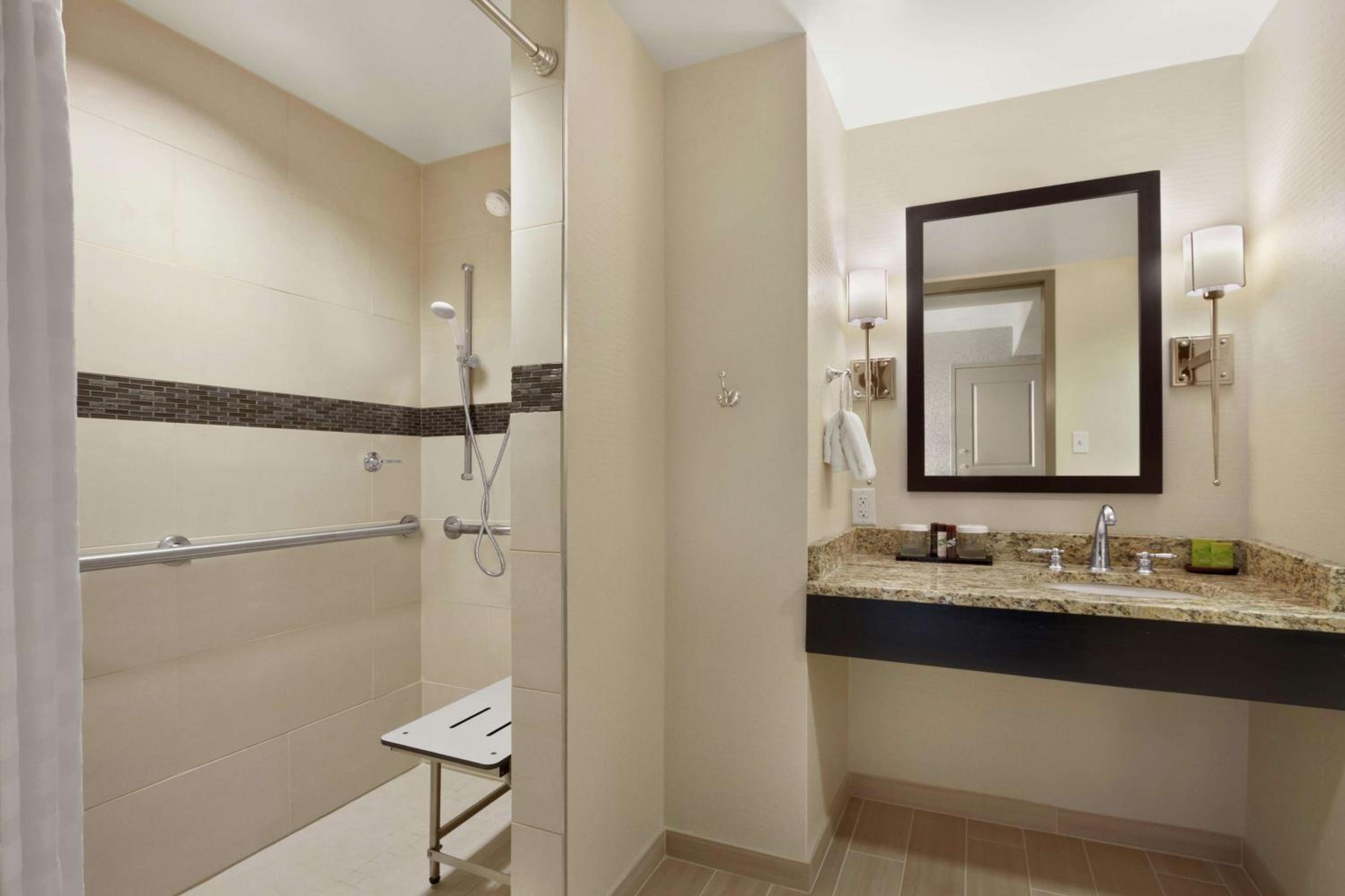 King Room Mobility Access w/ Roll-In Shower Non-Smoking