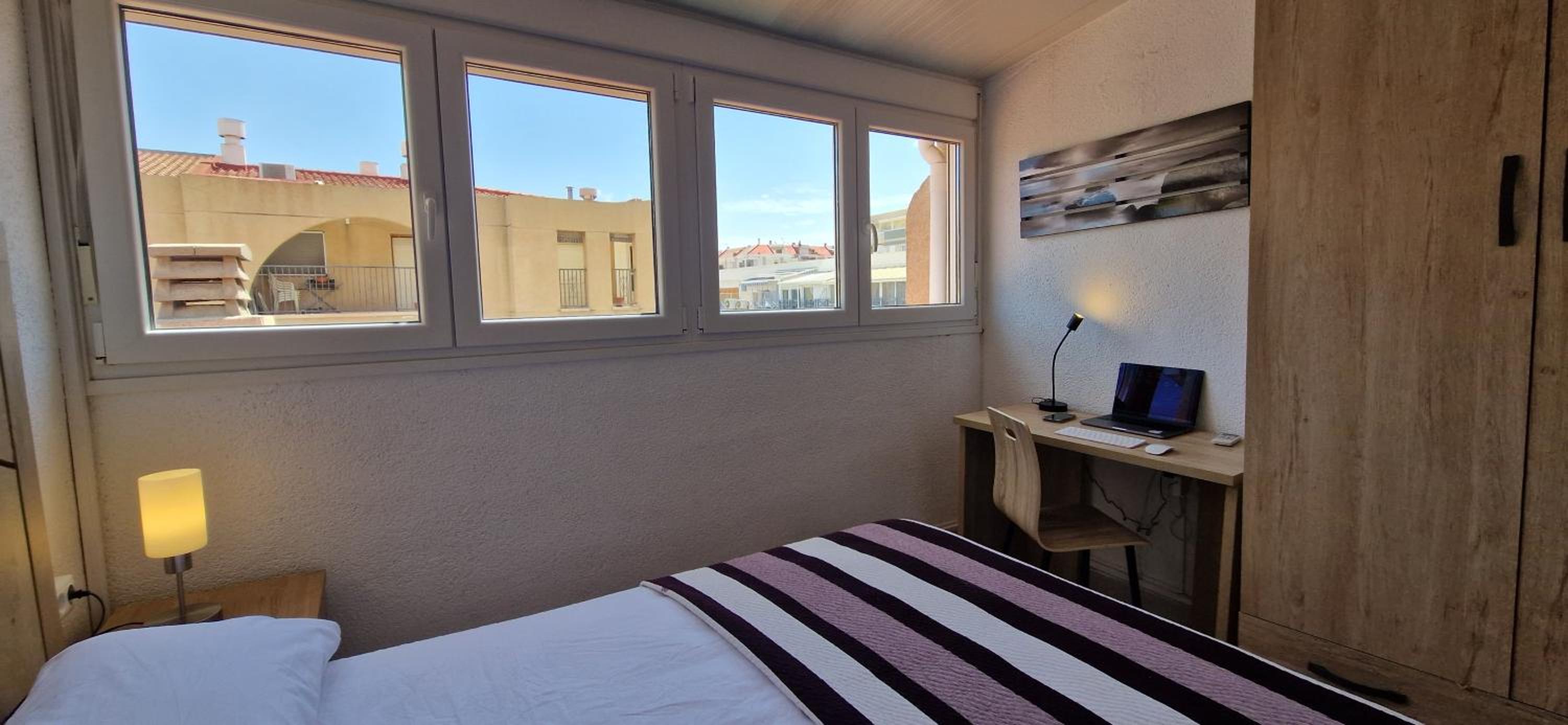 Casa de vacaciones de cuatro habitaciones.
