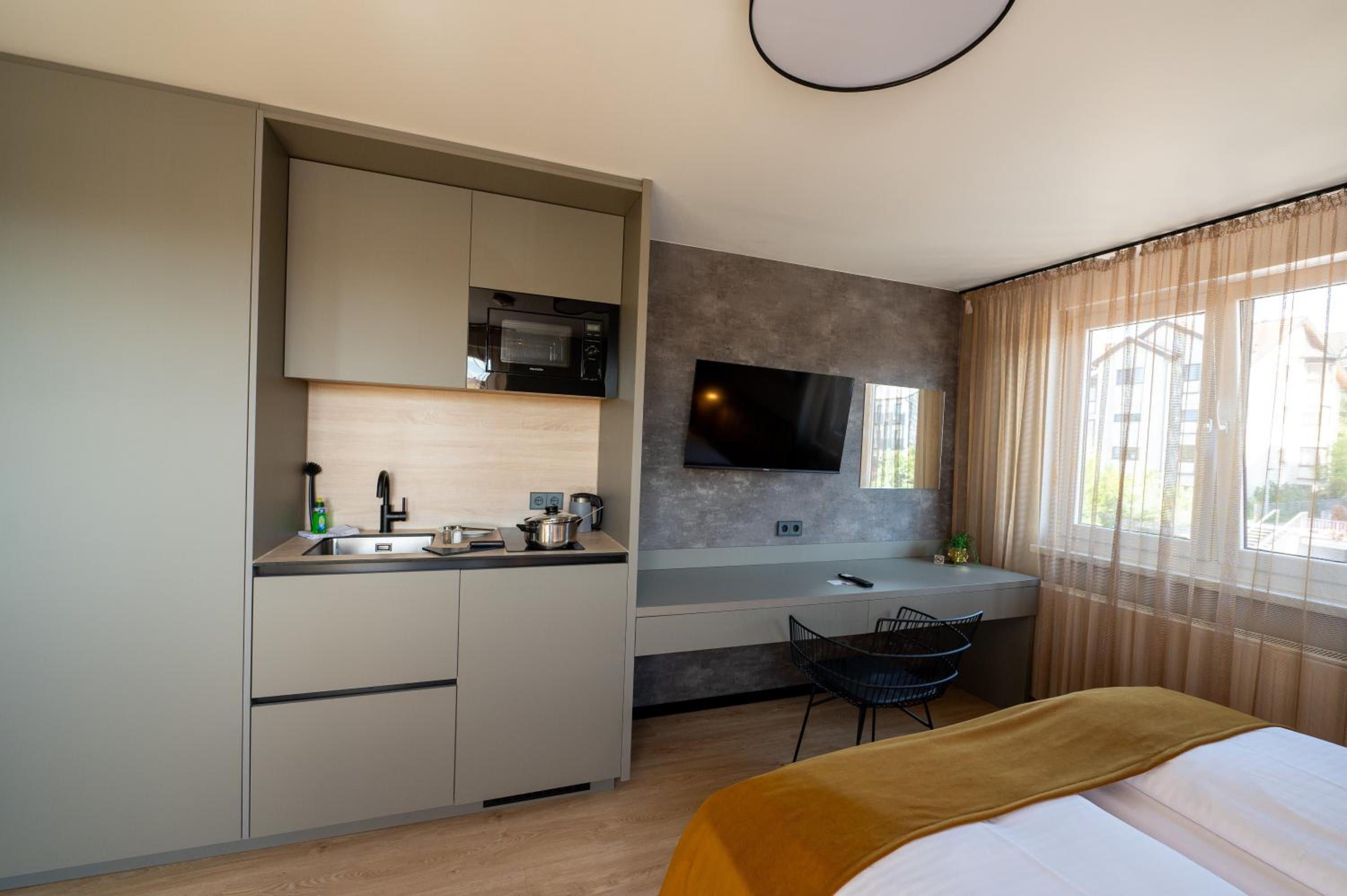 Double or Twin Room with kitchenette photo 2