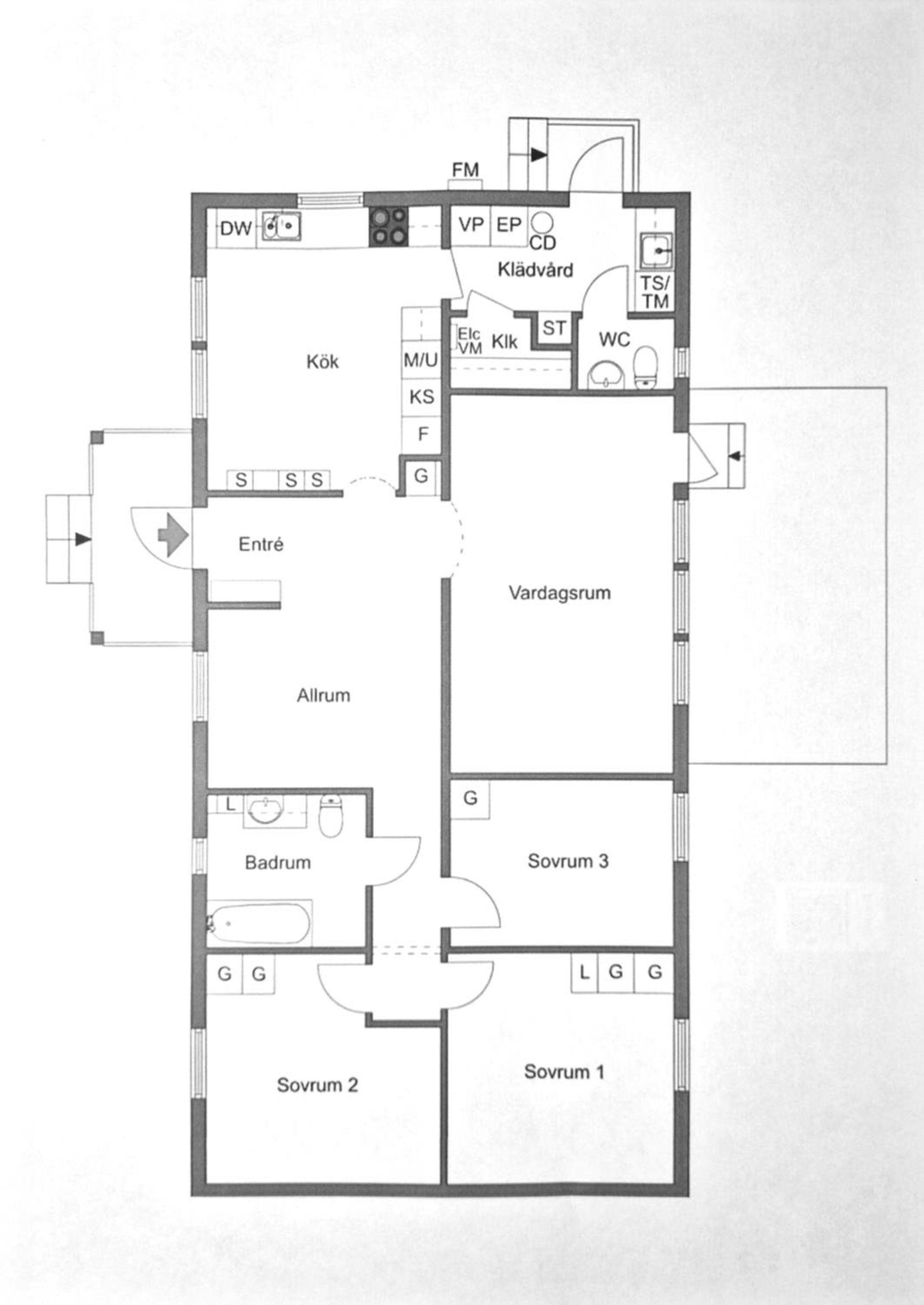 Three-Bedroom Villa photo 3