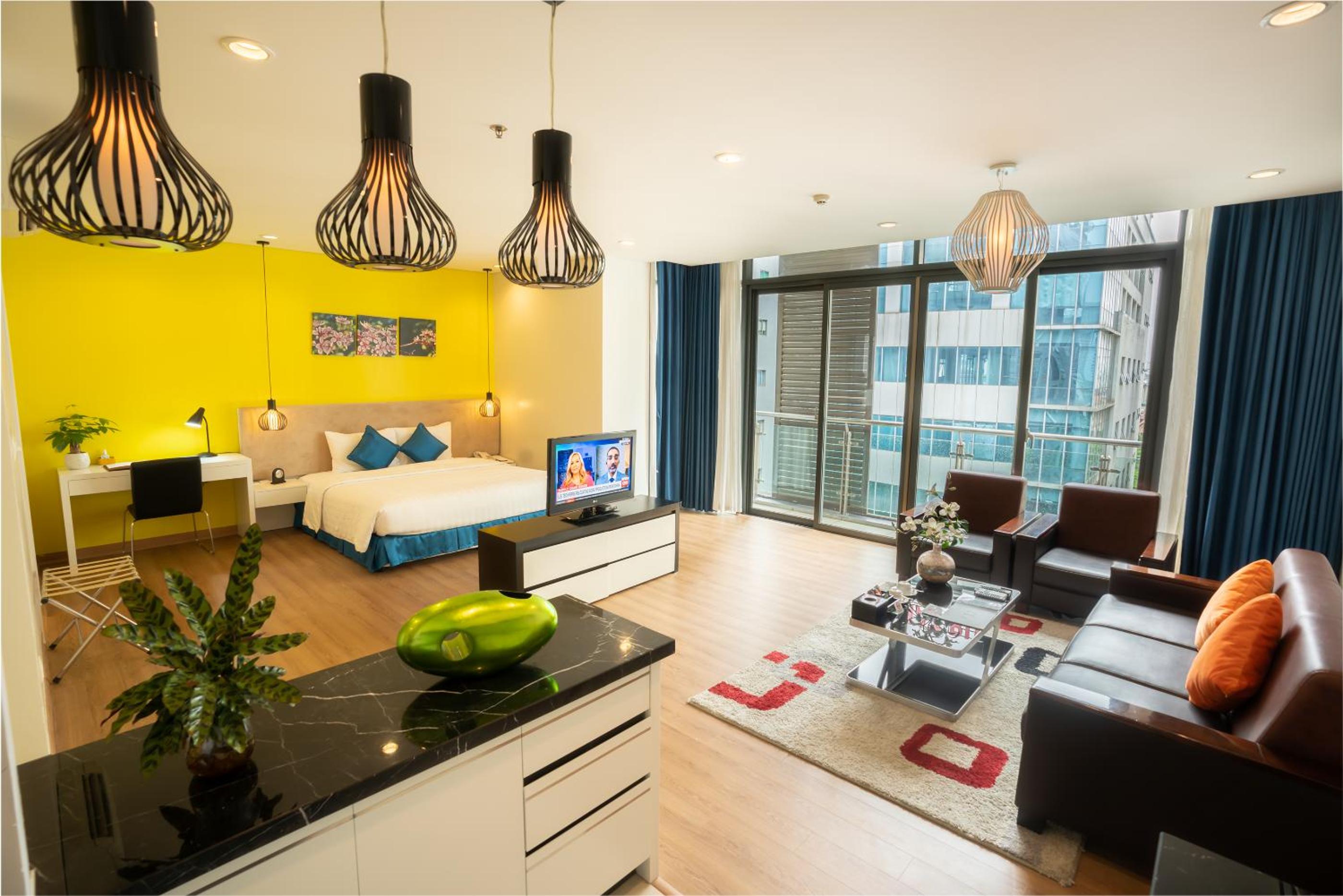Studio with Balcony