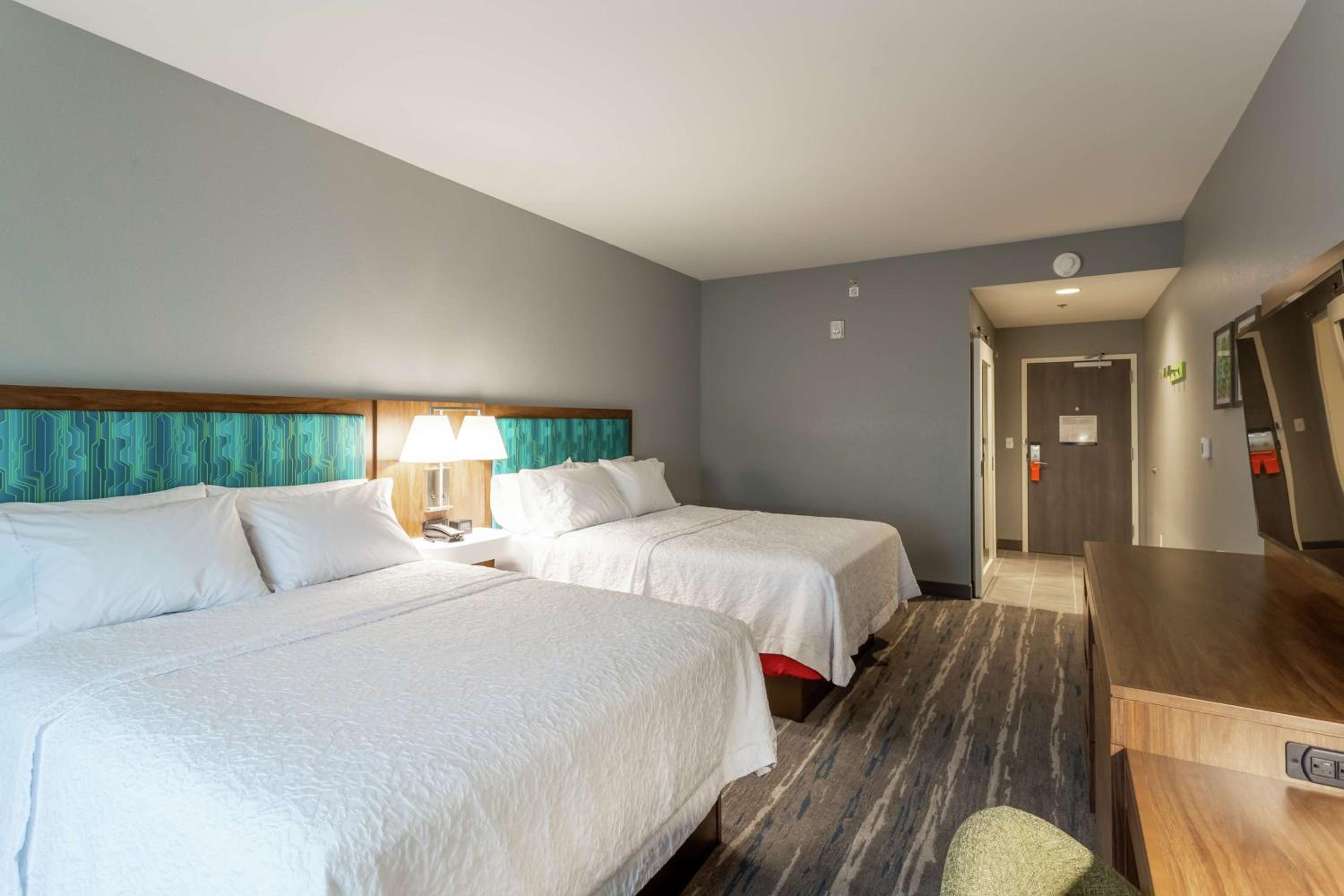 Queen Room with Two Queen Beds at Hampton Inn Madison, OH in Madison