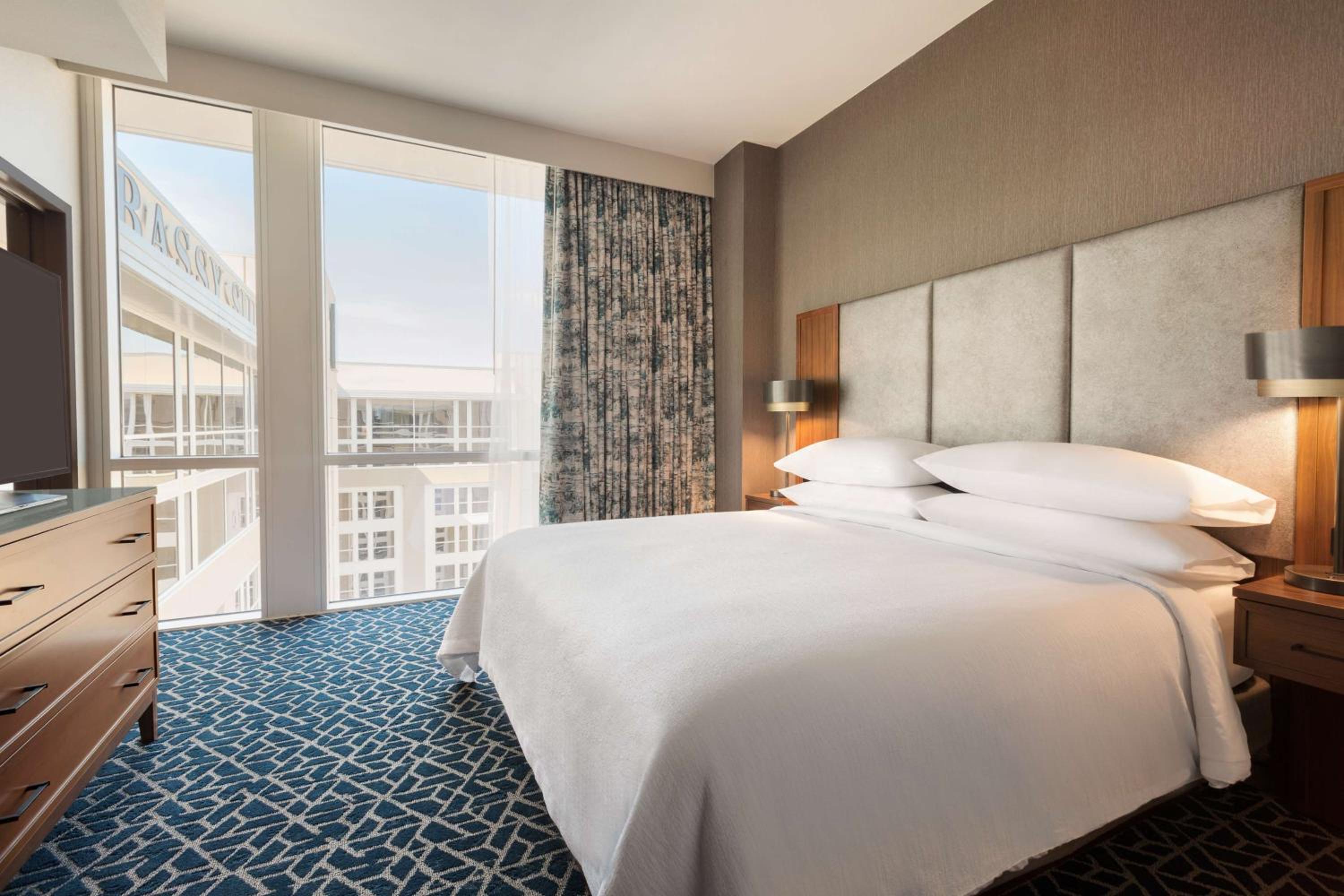 Corner King Suite at Embassy Suites By Hilton Denton Convention Center in Denton