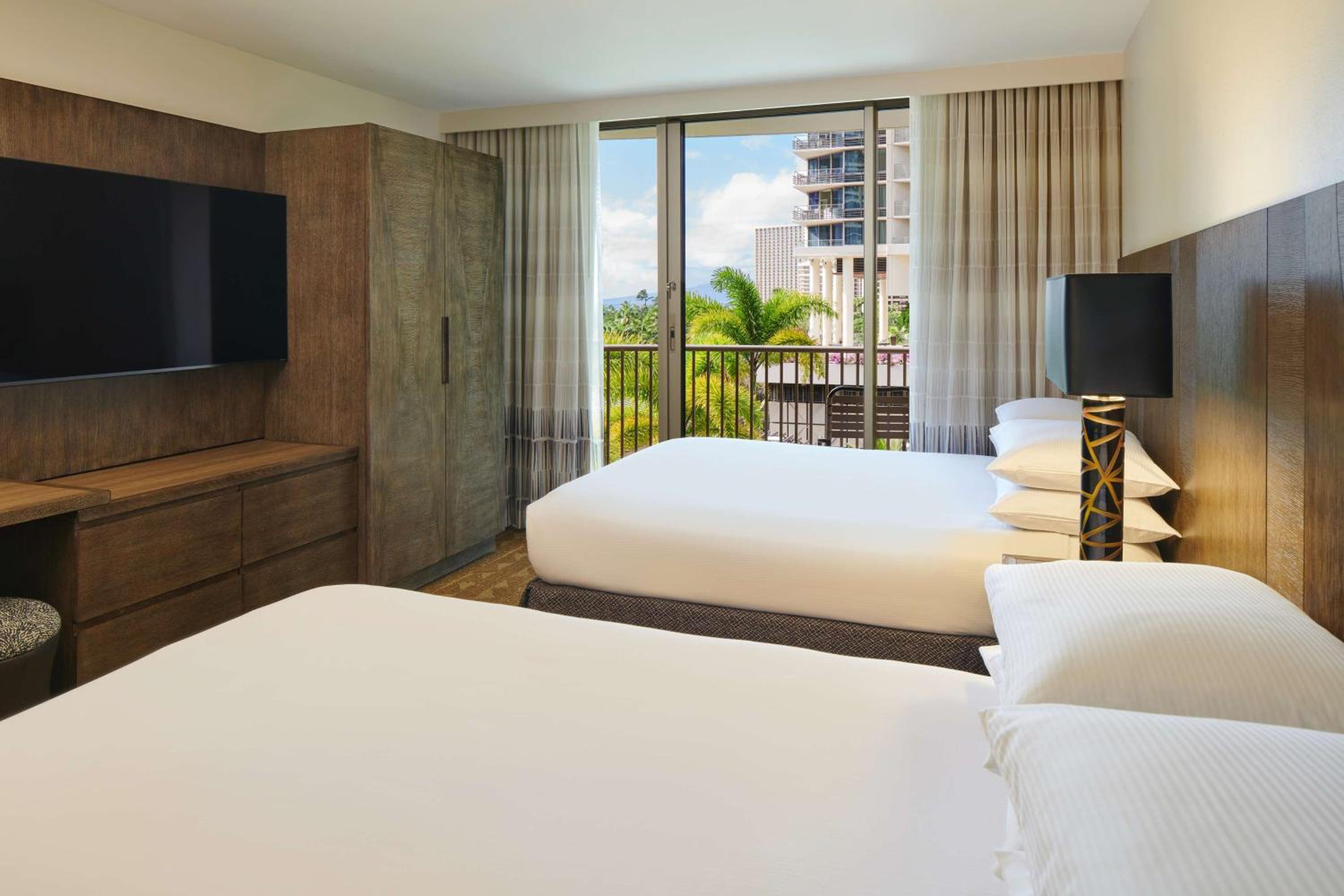 Queen Suite with Two Queen Beds and Pool View  - Photo 1