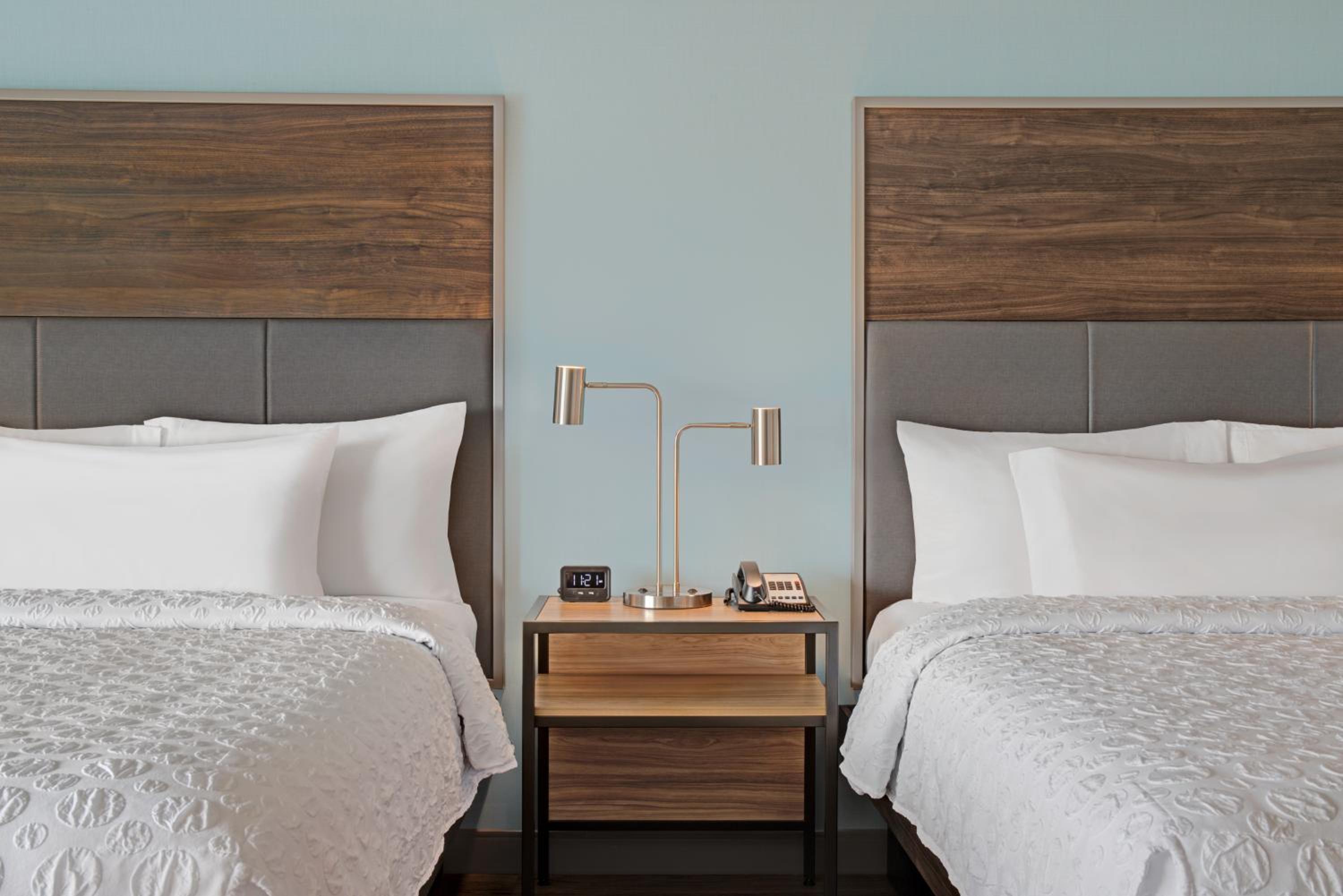 Queen Room with Two Queen Beds and Walk-In Shower