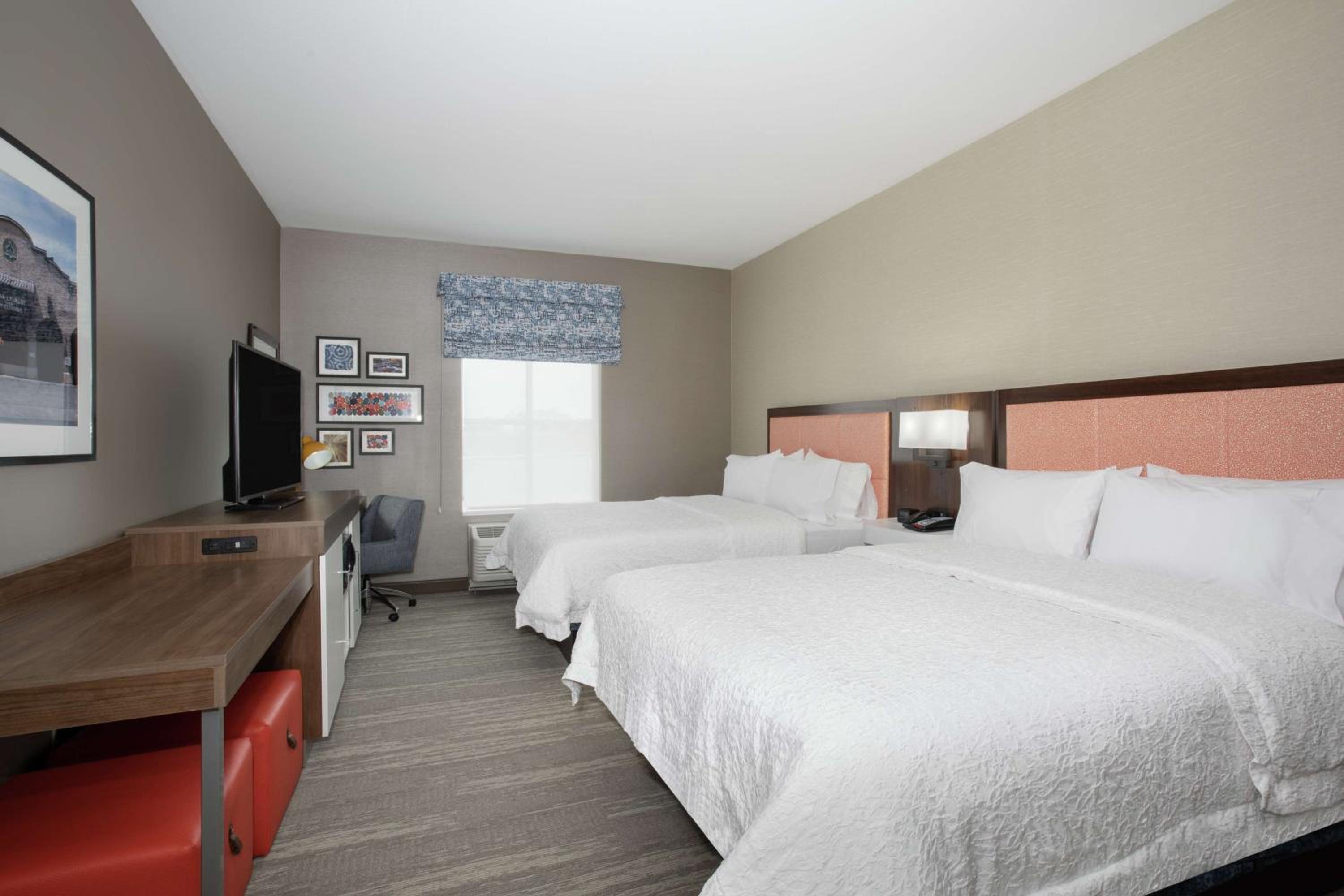 Queen Room with Two Queen Beds - Hearing Access/Non-Smoking at Hampton Inn And Suites Logan, Ut in Logan