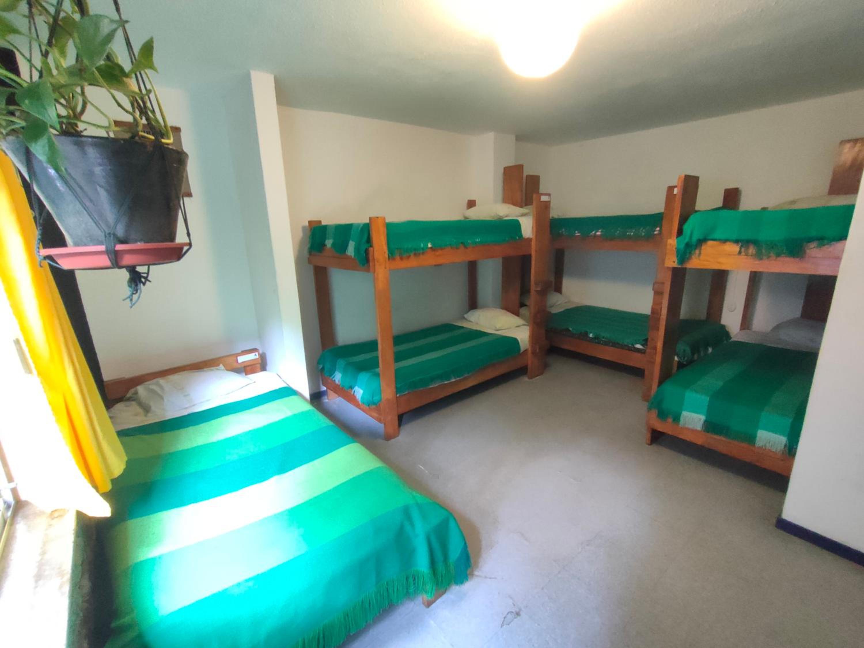 Single Bed In Dormitory Room