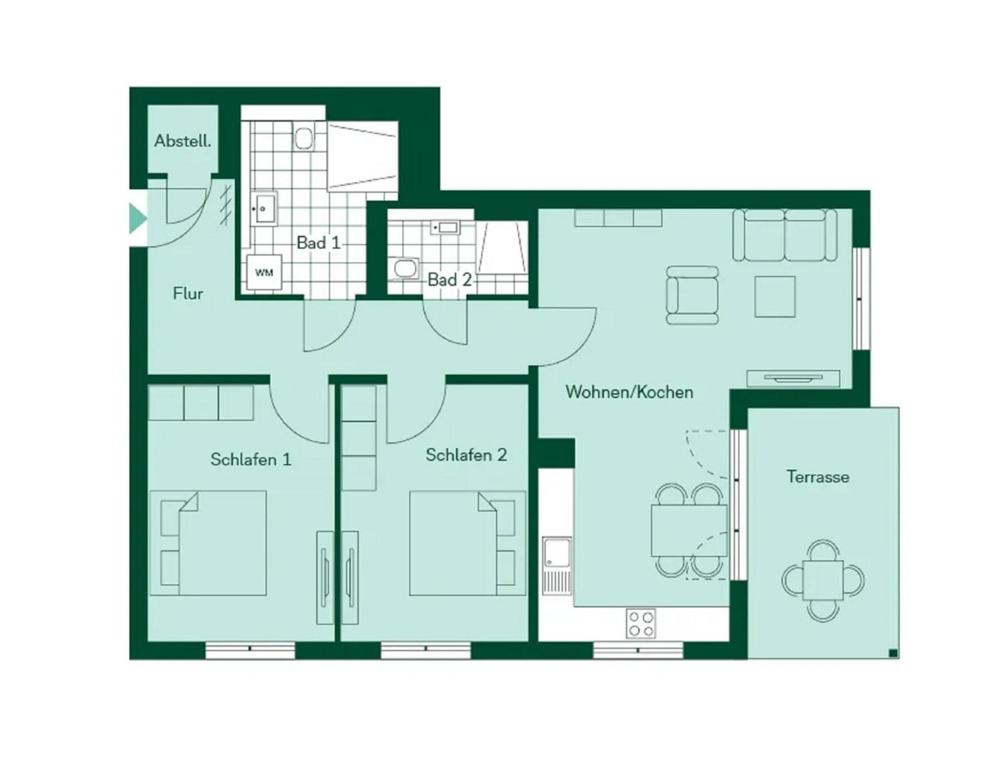 Apartment with Garden View photo 3