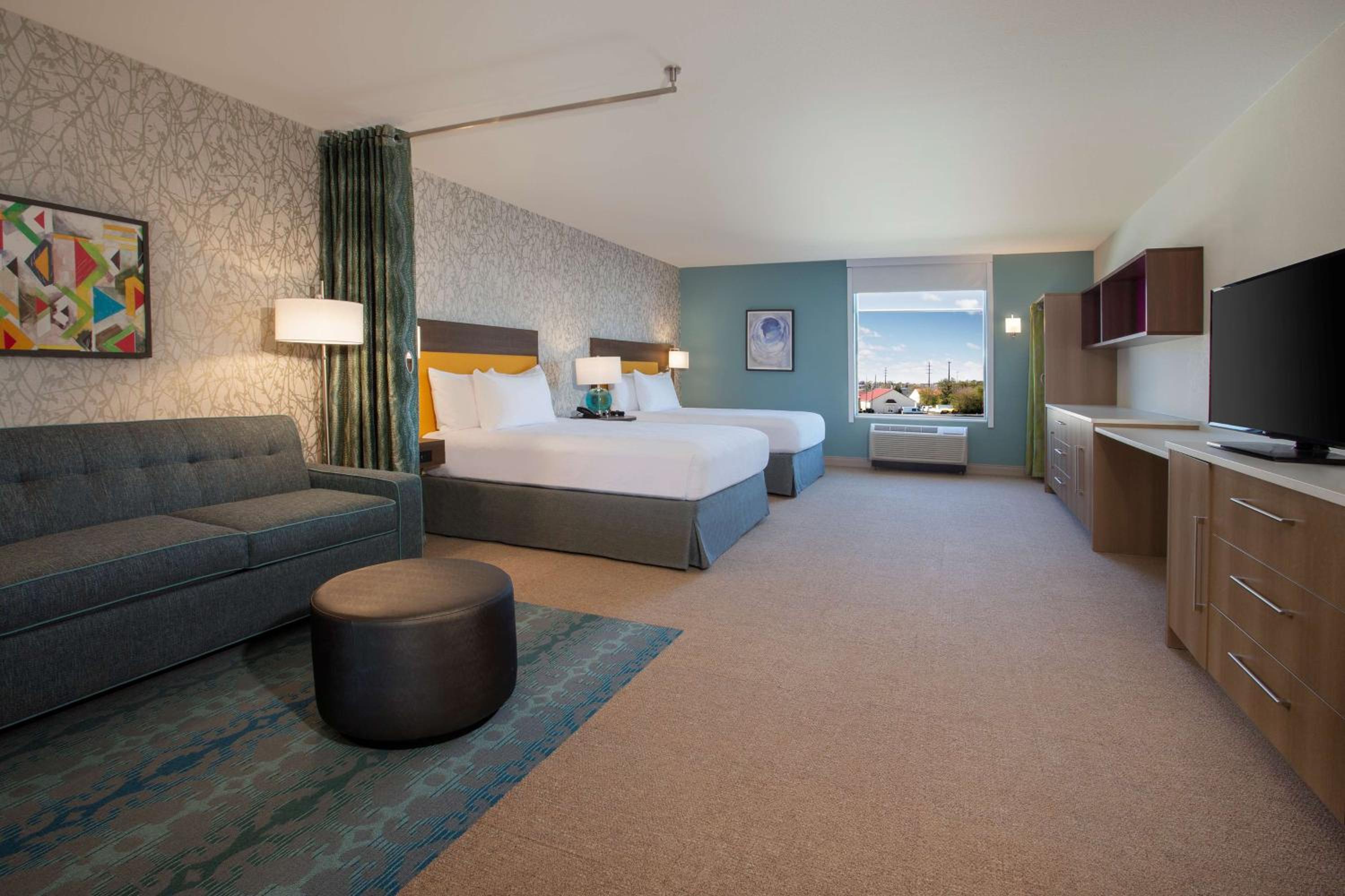 Queen Studio Suite with Two Queen Beds and Roll-In Shower - Mobility/Hearing Accessible photo 2