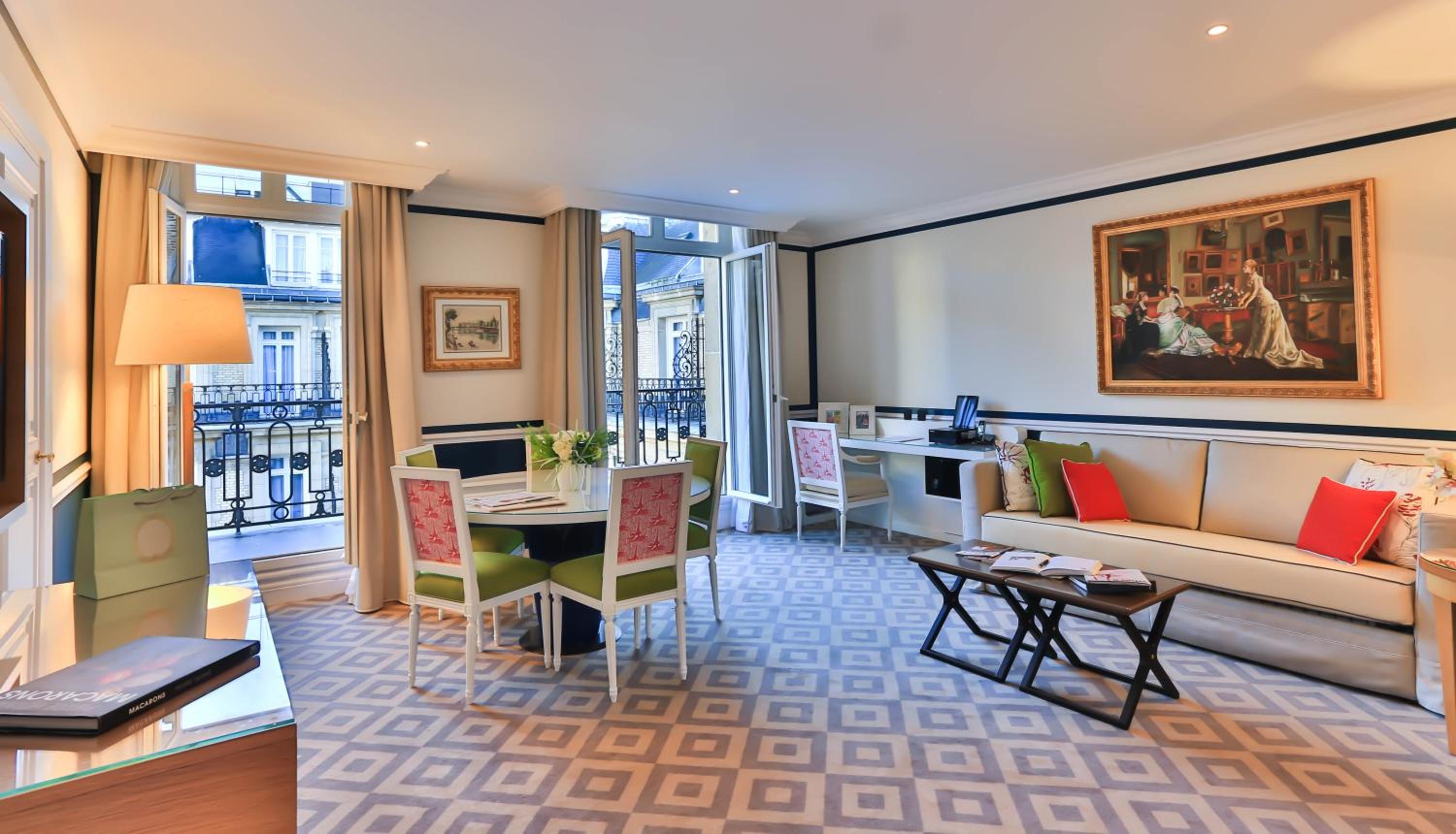 Two-Bedroom Deluxe Suite with Patio View