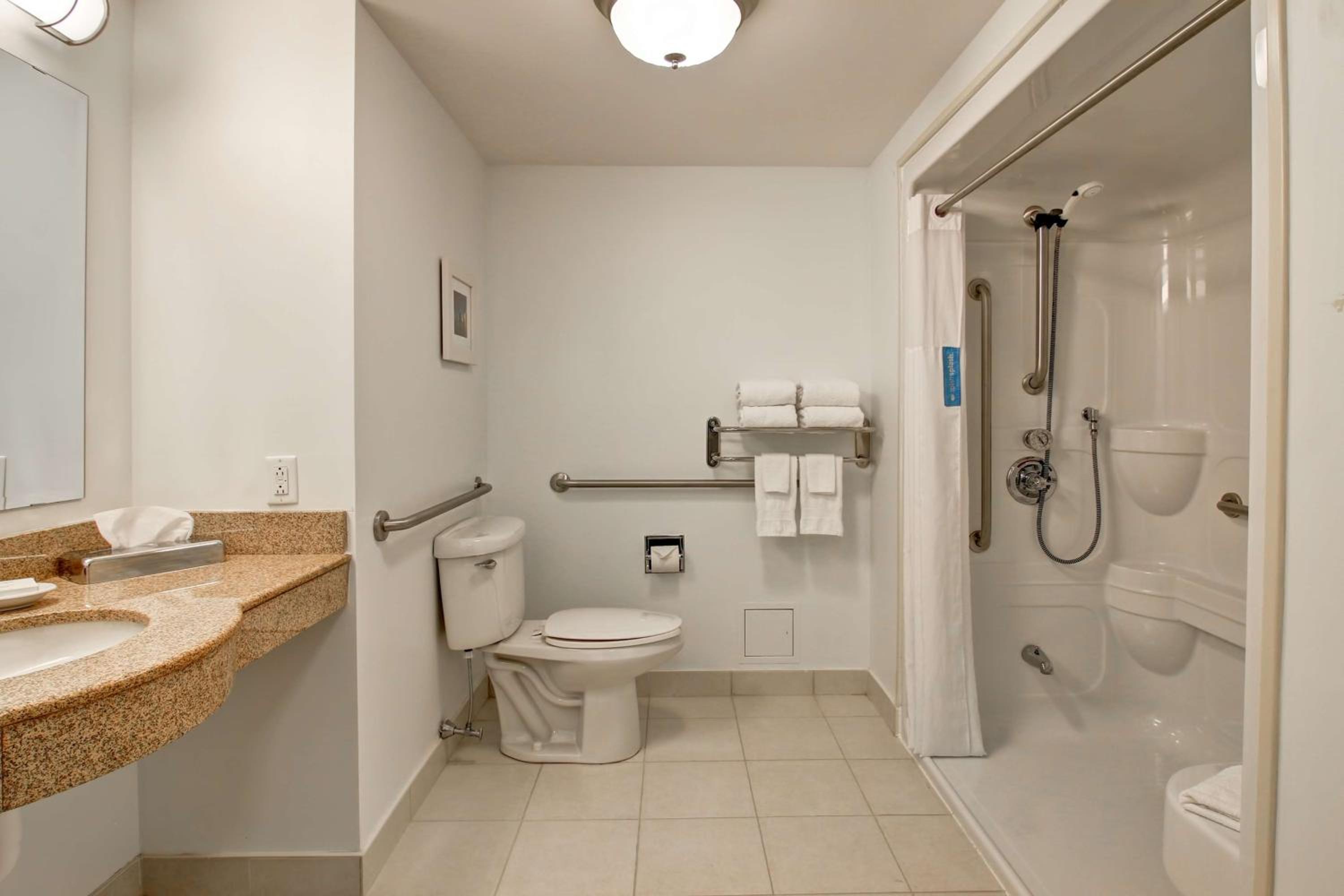Queen Room with Roll-In Shower - Disability Access/Non-Smoking - Photo 5