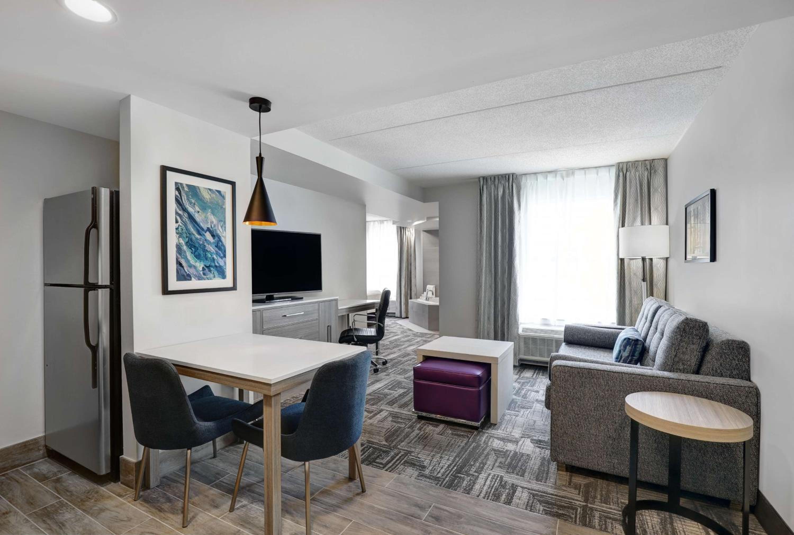 living room, dining area, and kitchenette?