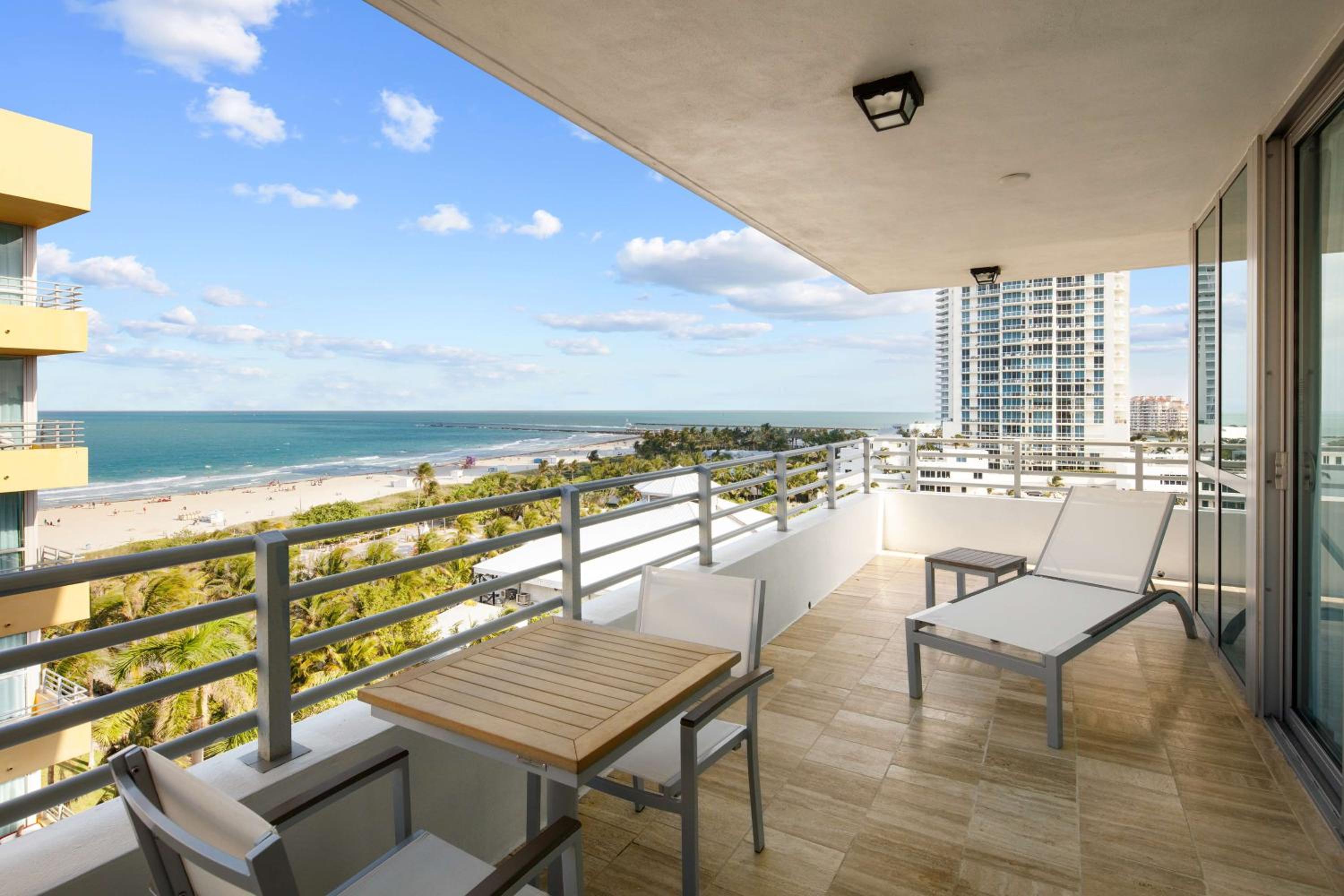 King Bedroom with Ocean View and Balcony