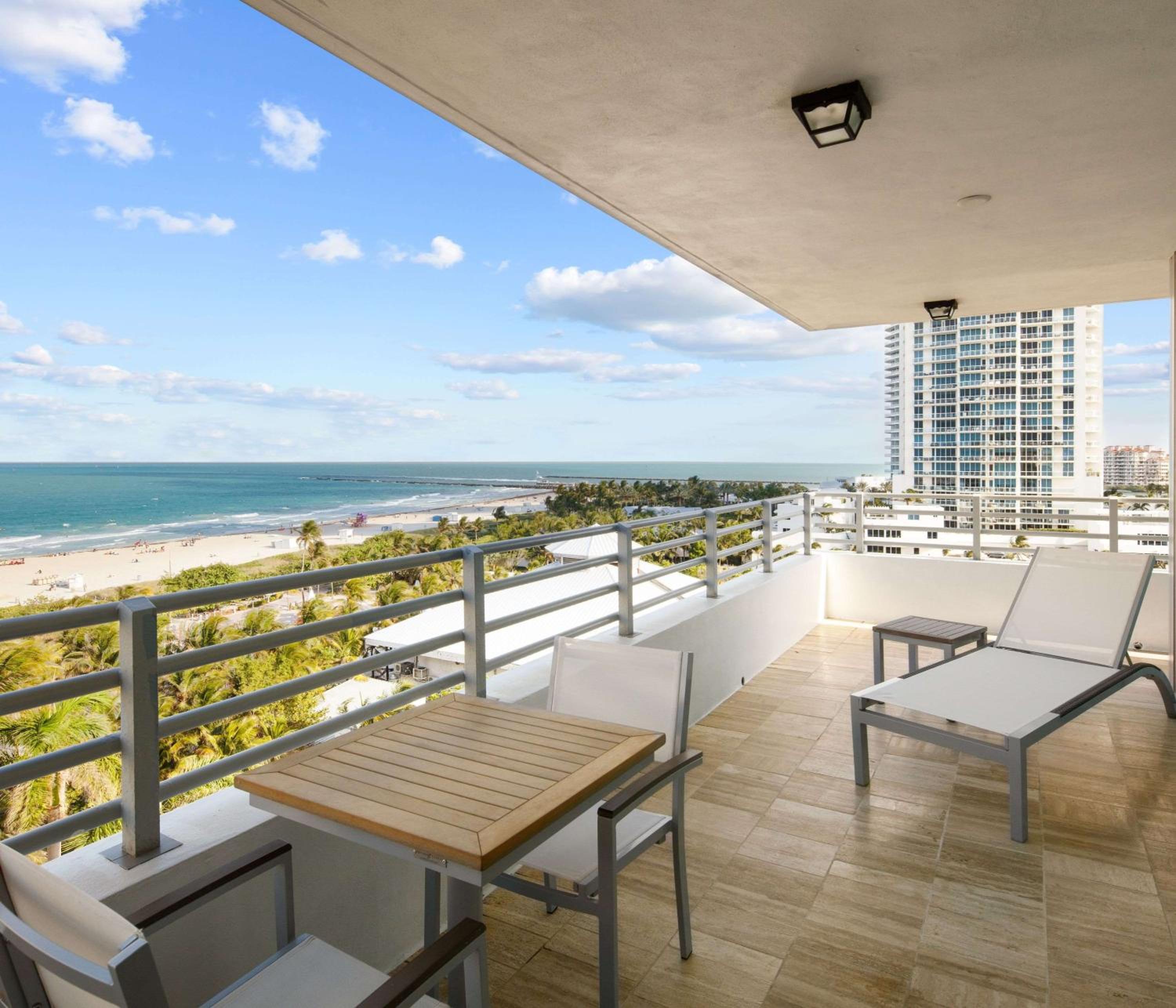 King Bedroom with Ocean View and Balcony