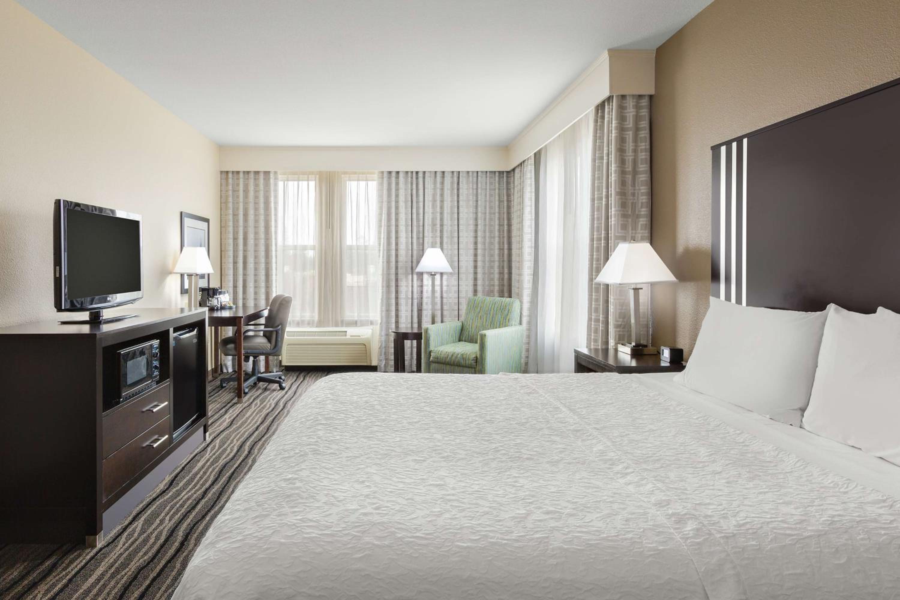 King Room with King Bed - Non-Smoking at Hampton Inn & Suites Mountain View in Mountain View