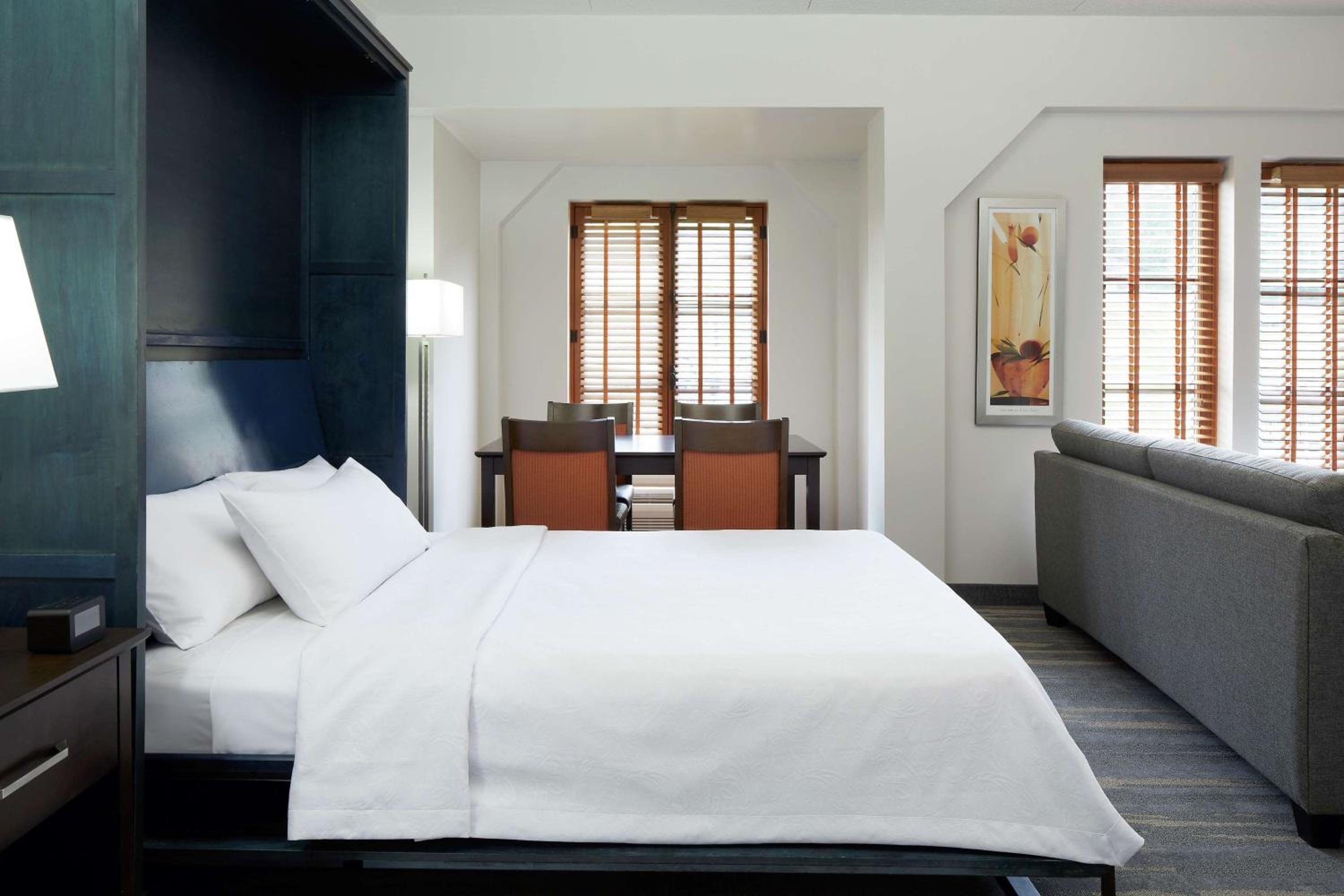 Murphy-Style Queen Bed Studio with fireplace - Photo 1