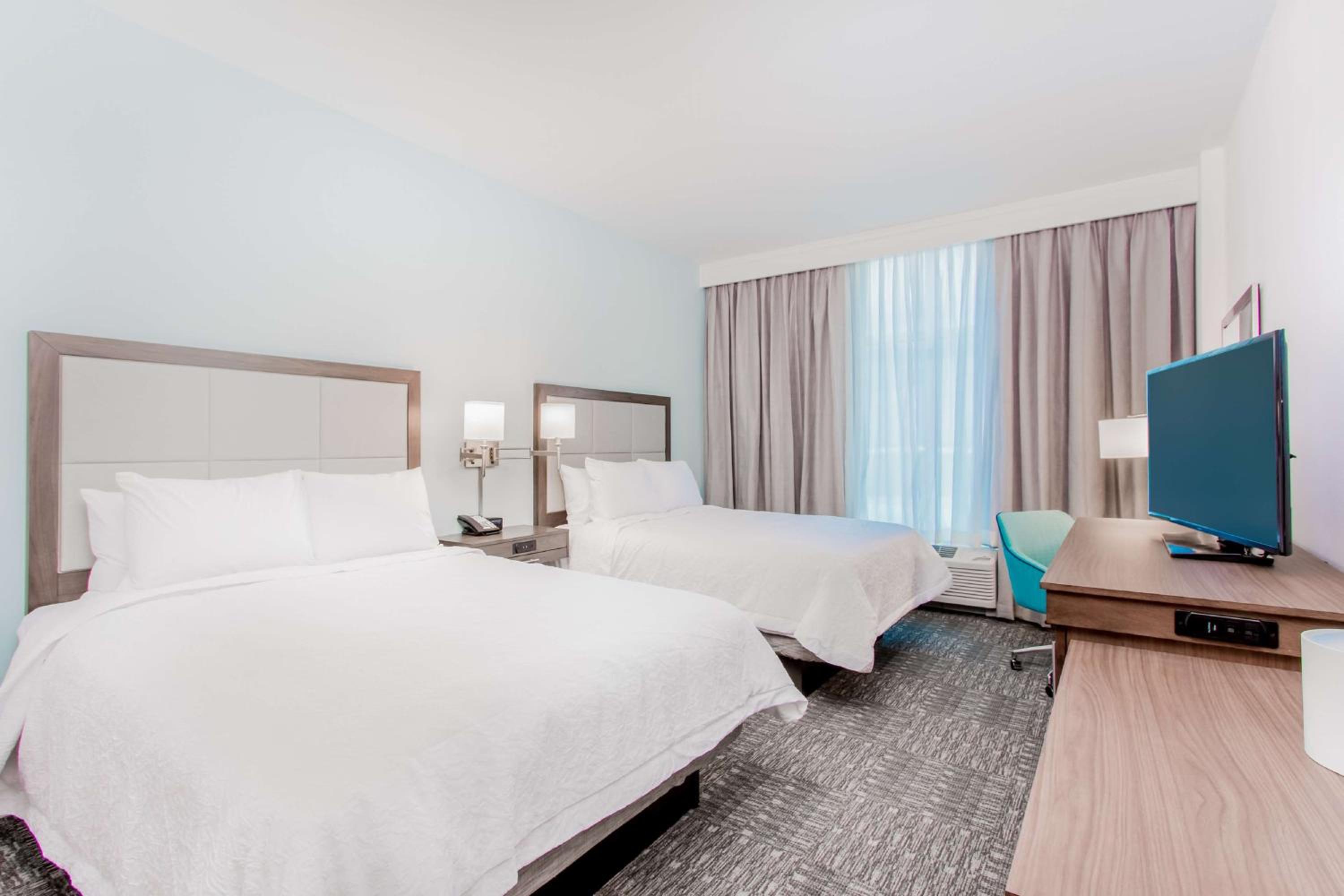 Queen Studio Suite with Roll-in Shower and Two Queen Beds - Mobility Accessible - Non-Smoking