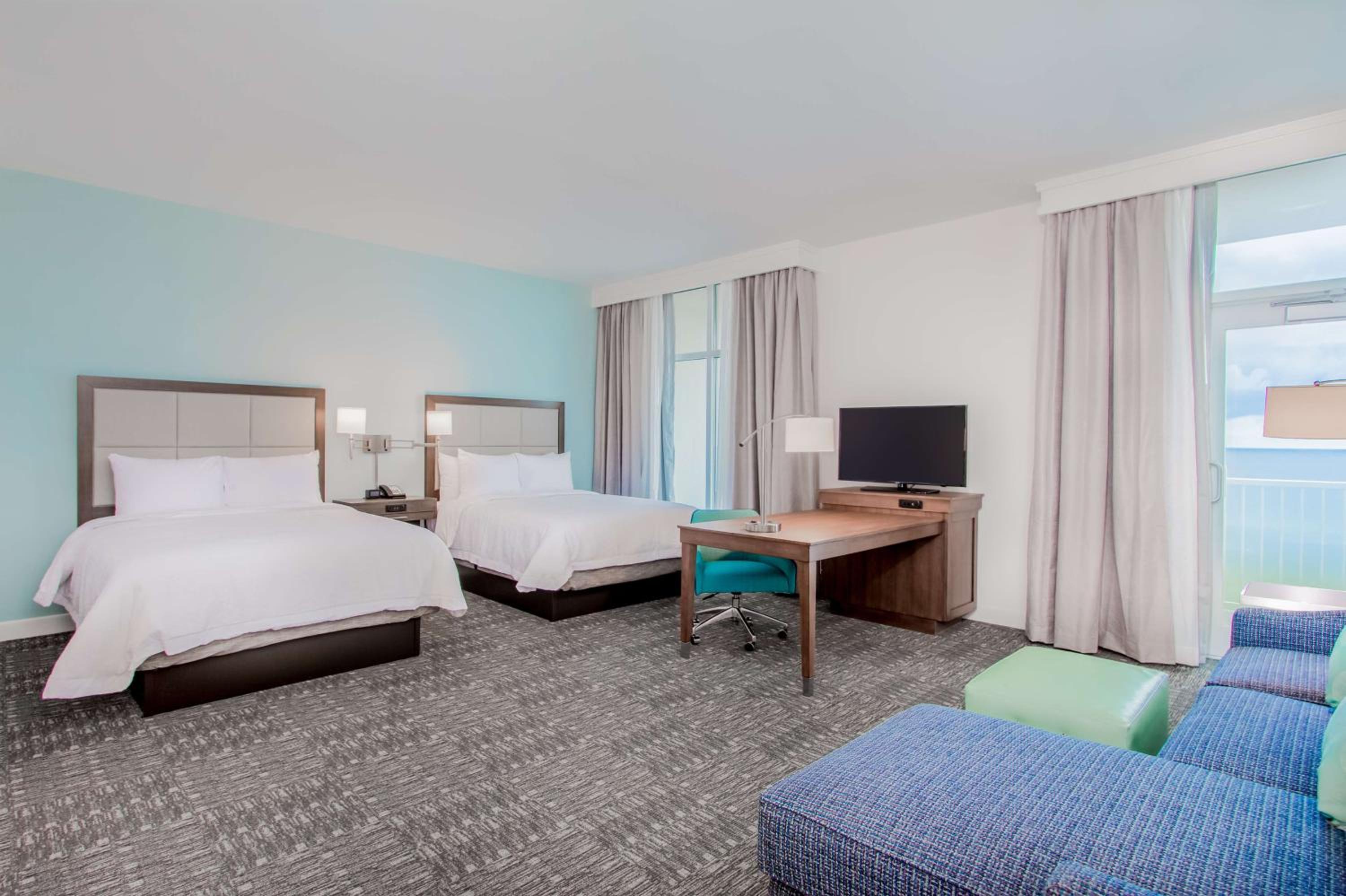 Queen Studio Suite with Two Queen Beds - Mobility Accessible/Hearing - Non-Smoking