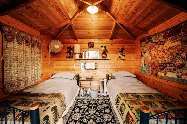 Rustic Cabin with Two Single Beds photo 1
