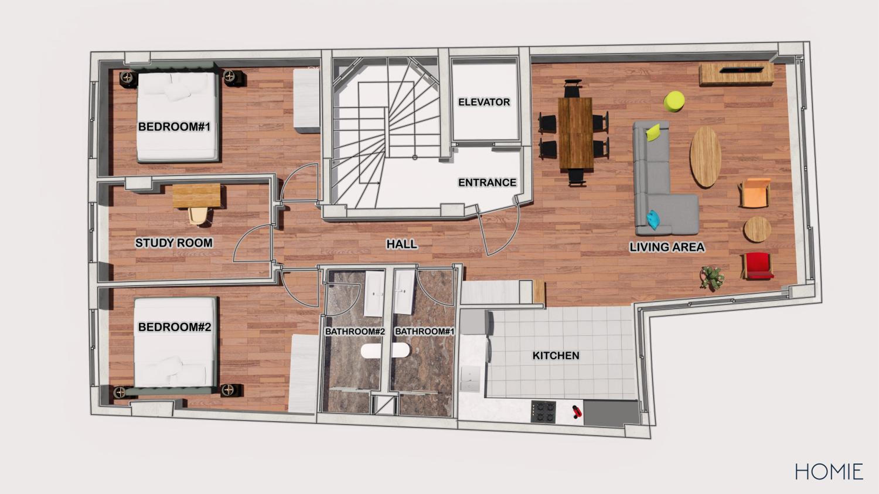 Two-Bedroom Apartment