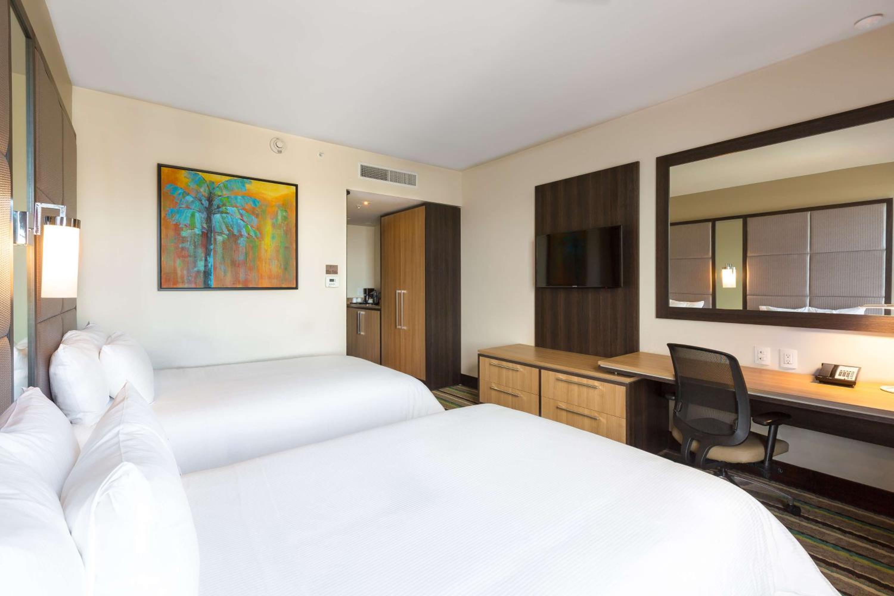Double Room with Two Double Beds and Balcony