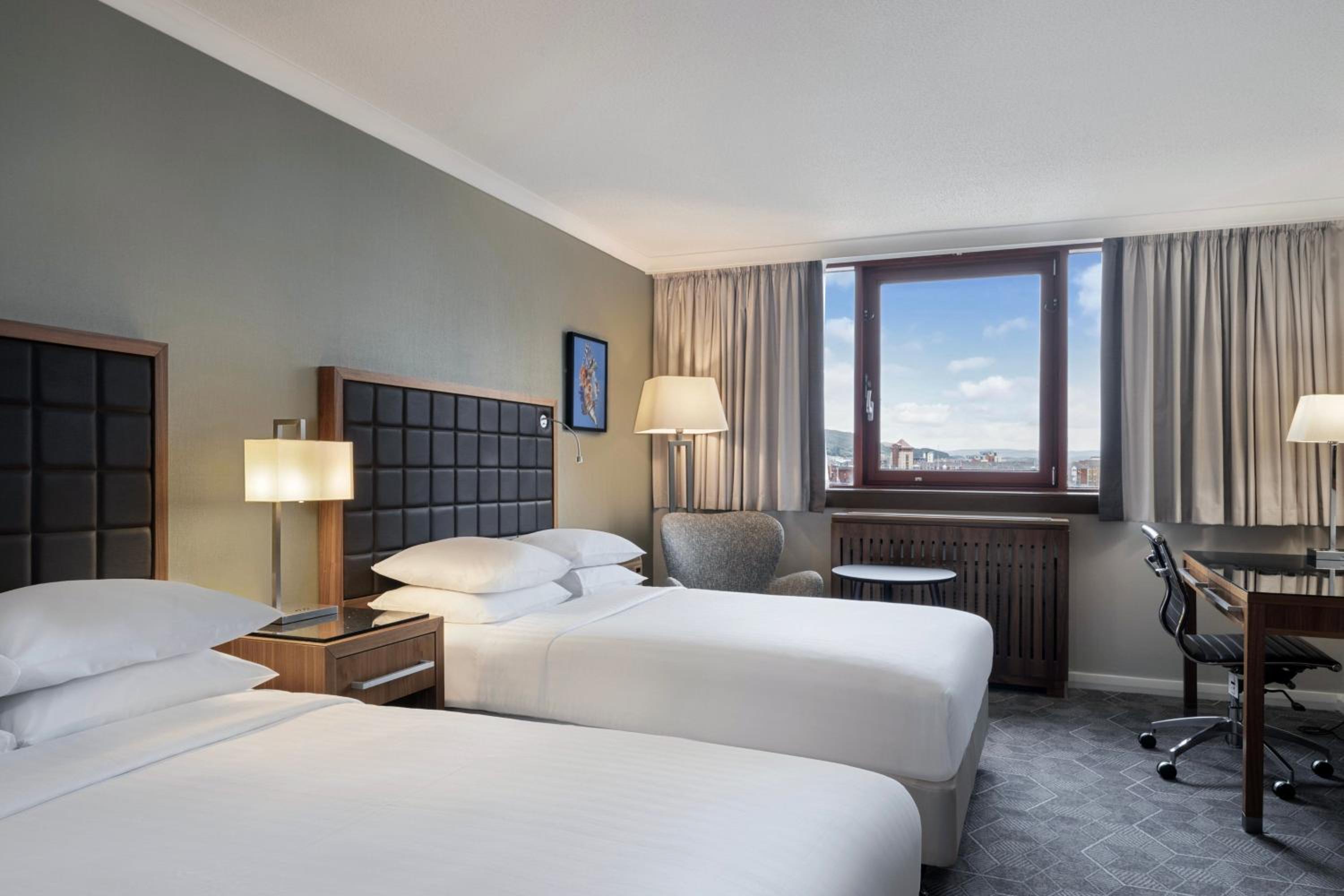 Deluxe Family Room with Two Double Beds and Marina View - Photo 1