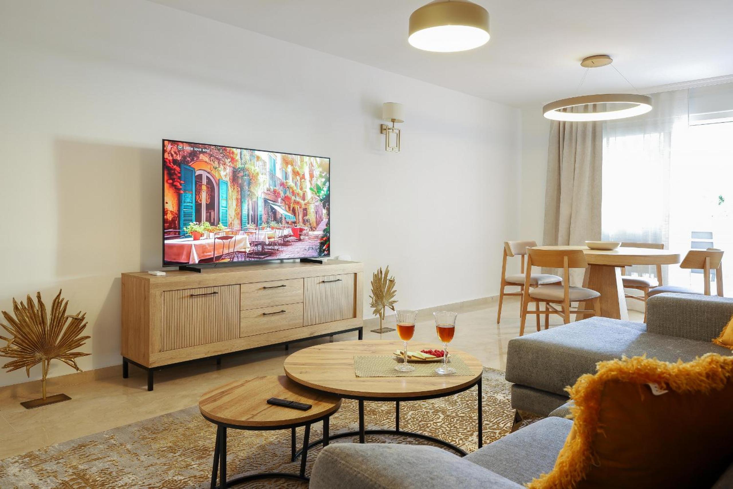 Apartamento con vista a la piscina