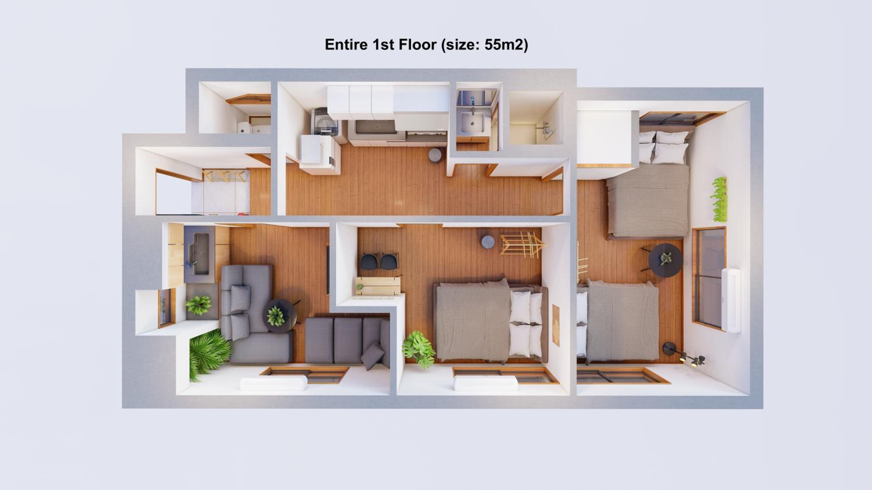 Three-Bedroom Vacation Home photo 3