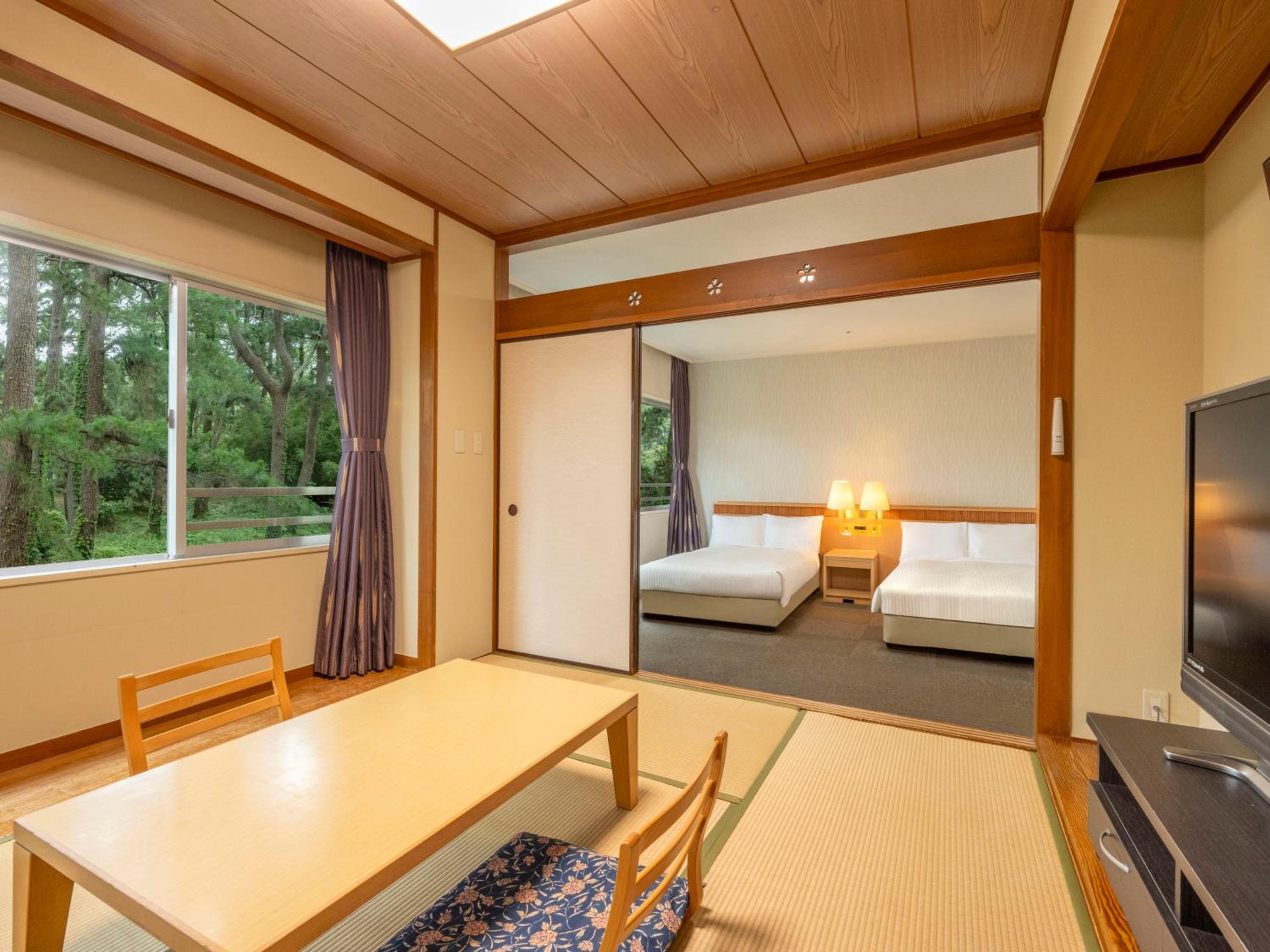 Japanese-Western style Room Standard (With Private Bath)