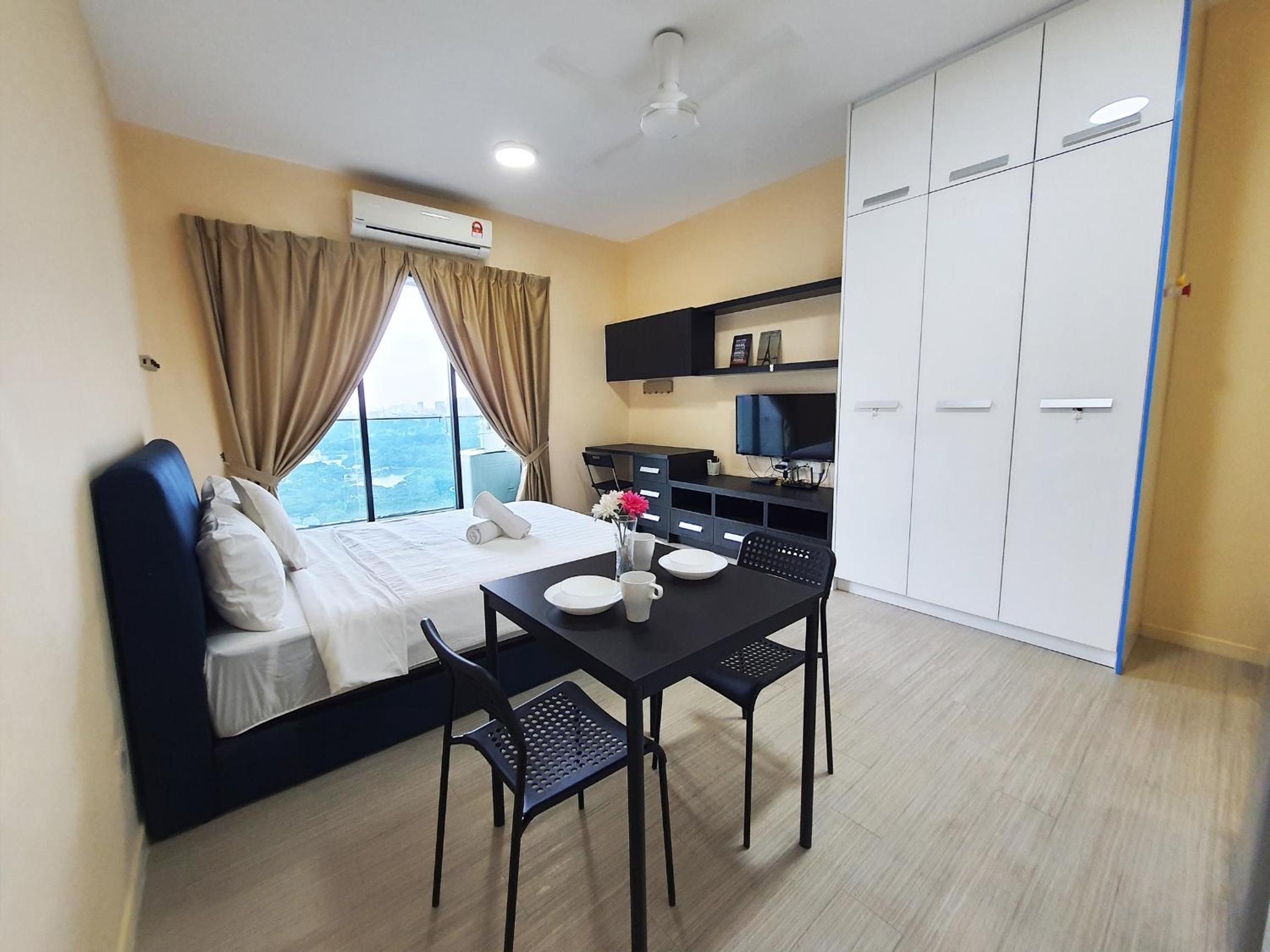 Studio with Balcony