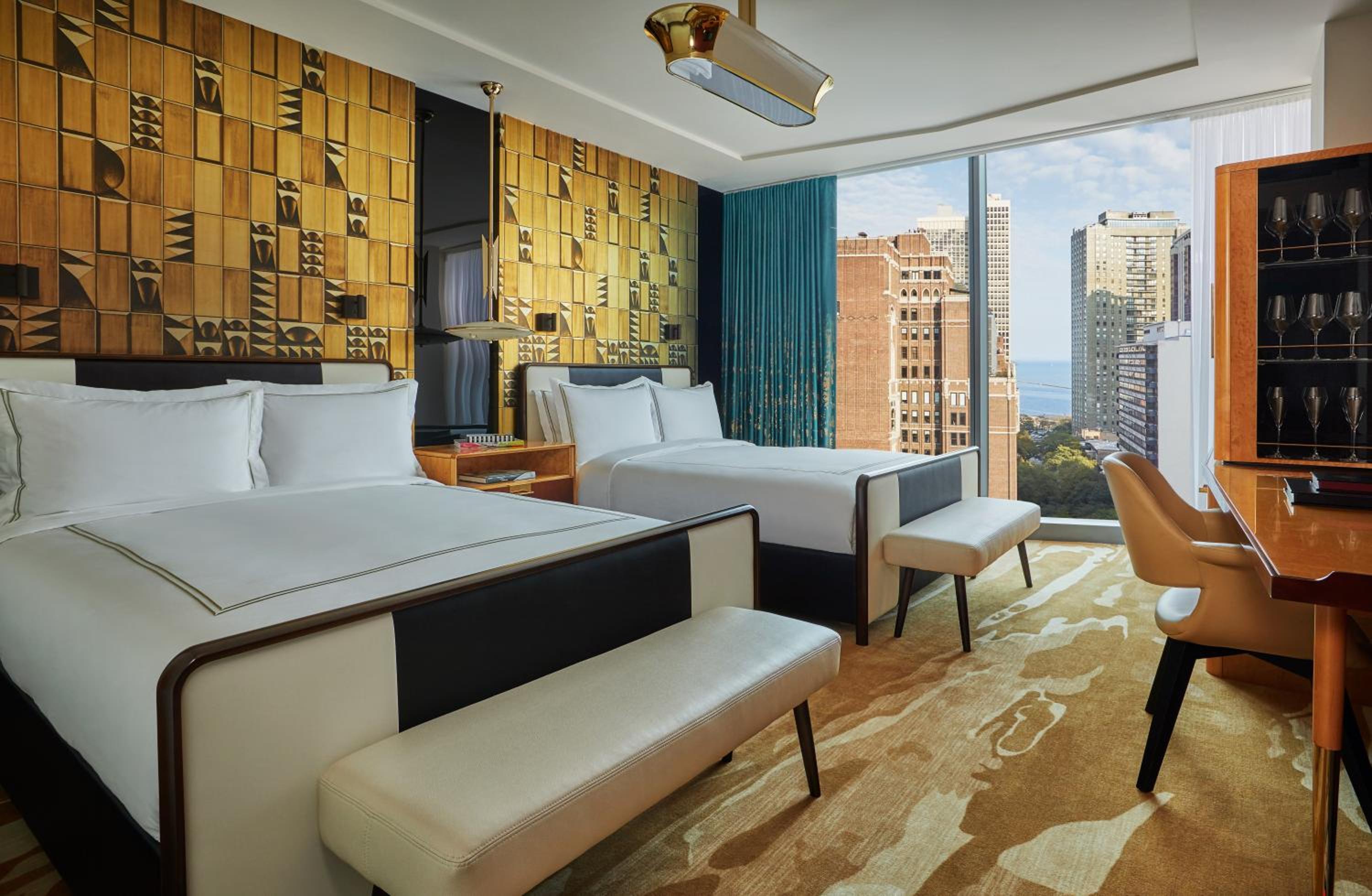 Deluxe Queen Room with Two Queen Beds and Lake View