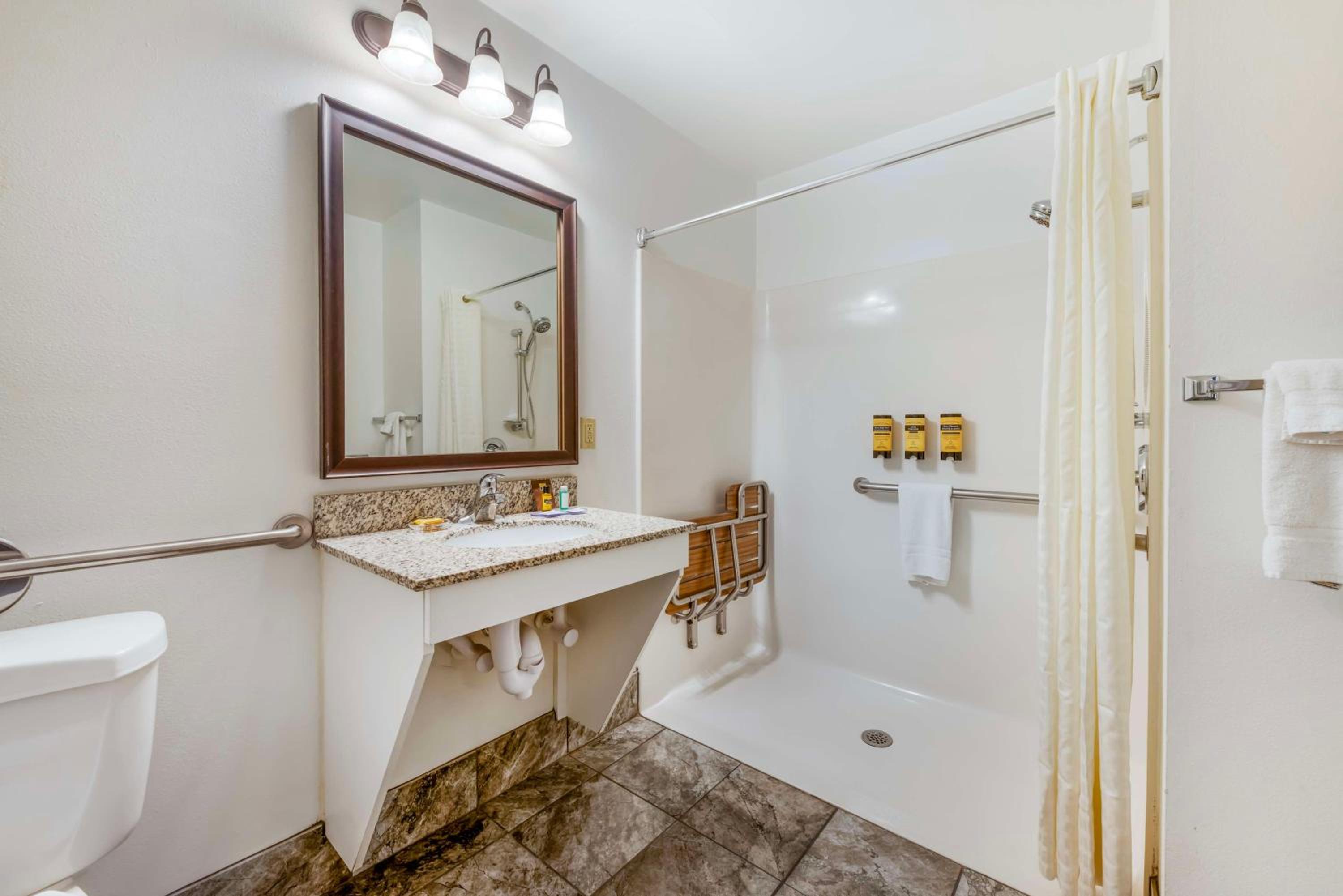 King Room with Roll-In Shower - Mobility Access/Communication Assistance