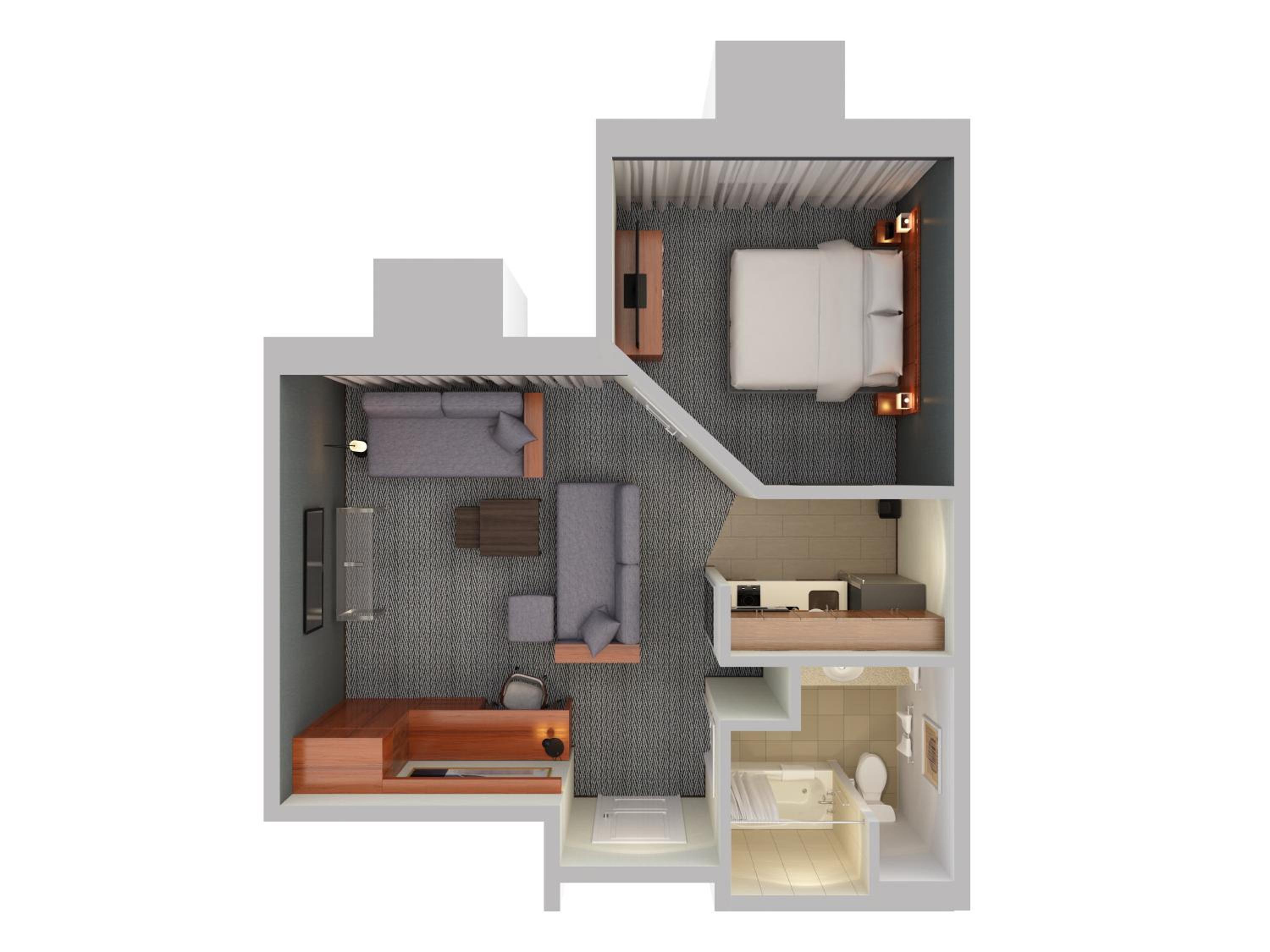 One-Bedroom King Suite with Sofa Bed - Photo 1
