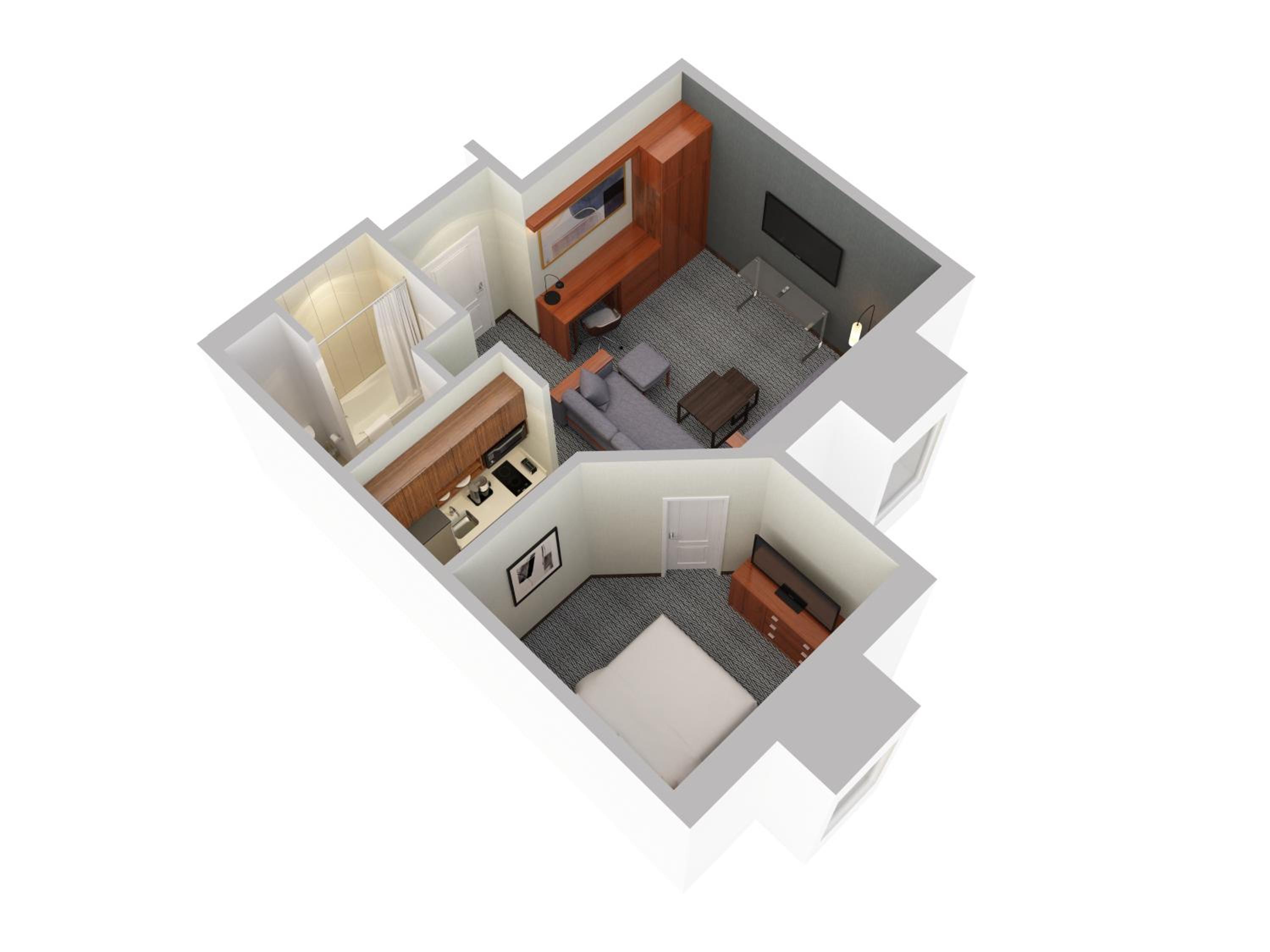 One-Bedroom King Suite with Sofa Bed - Photo 3