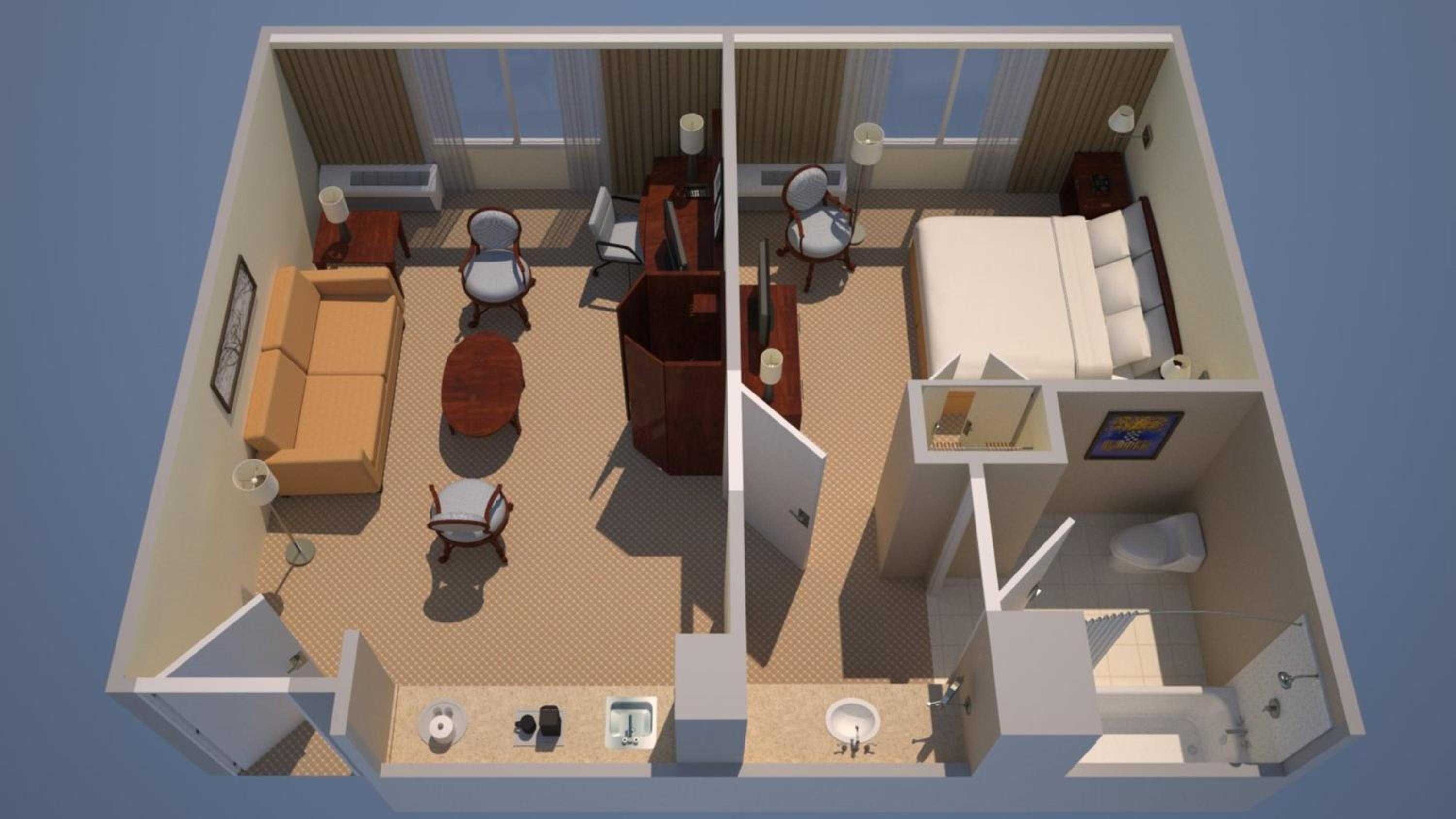 One-Bedroom King Suite - Photo 2