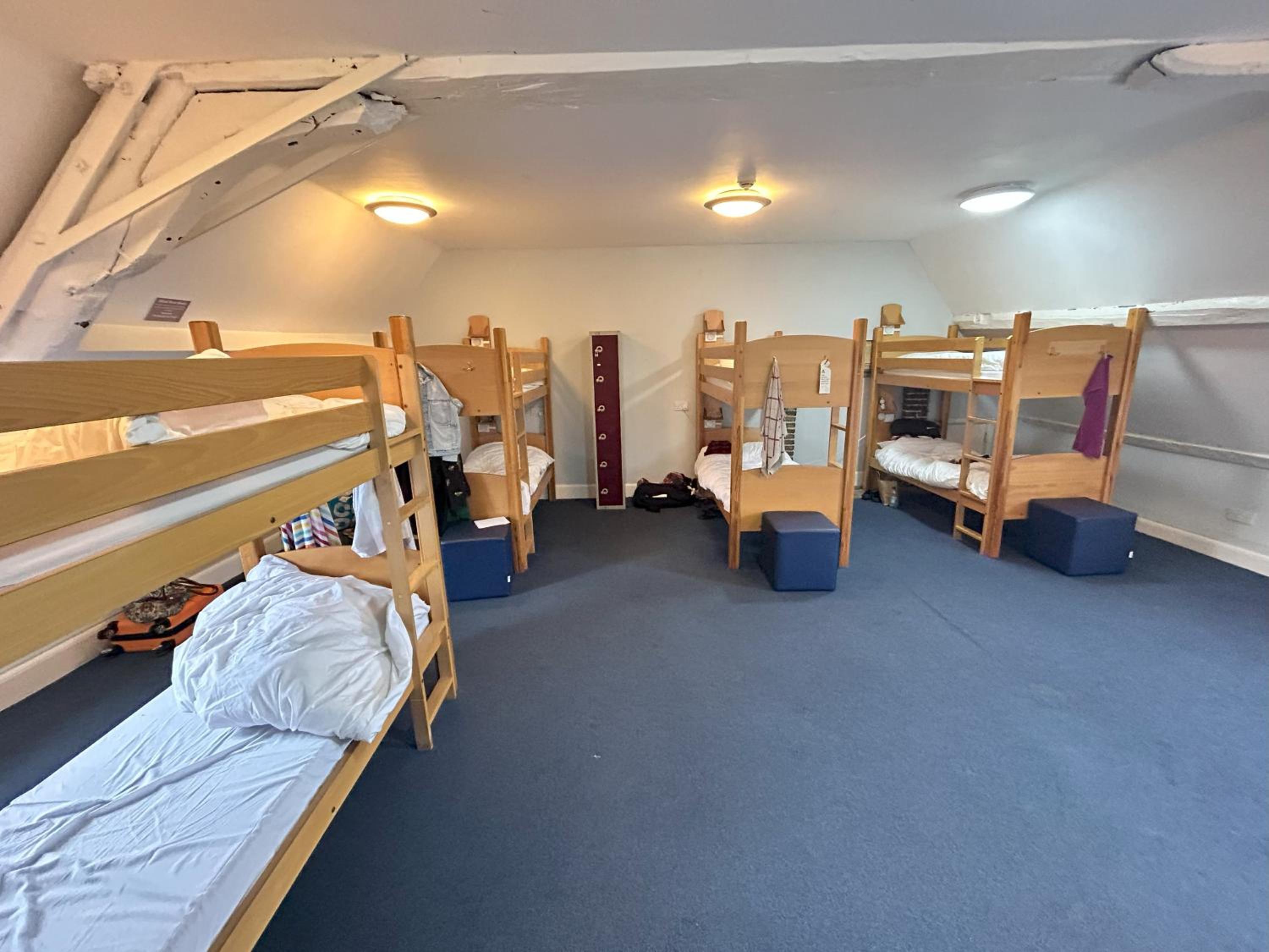 Bunk Bed in Female Dormitory Room with Shared Bathroom