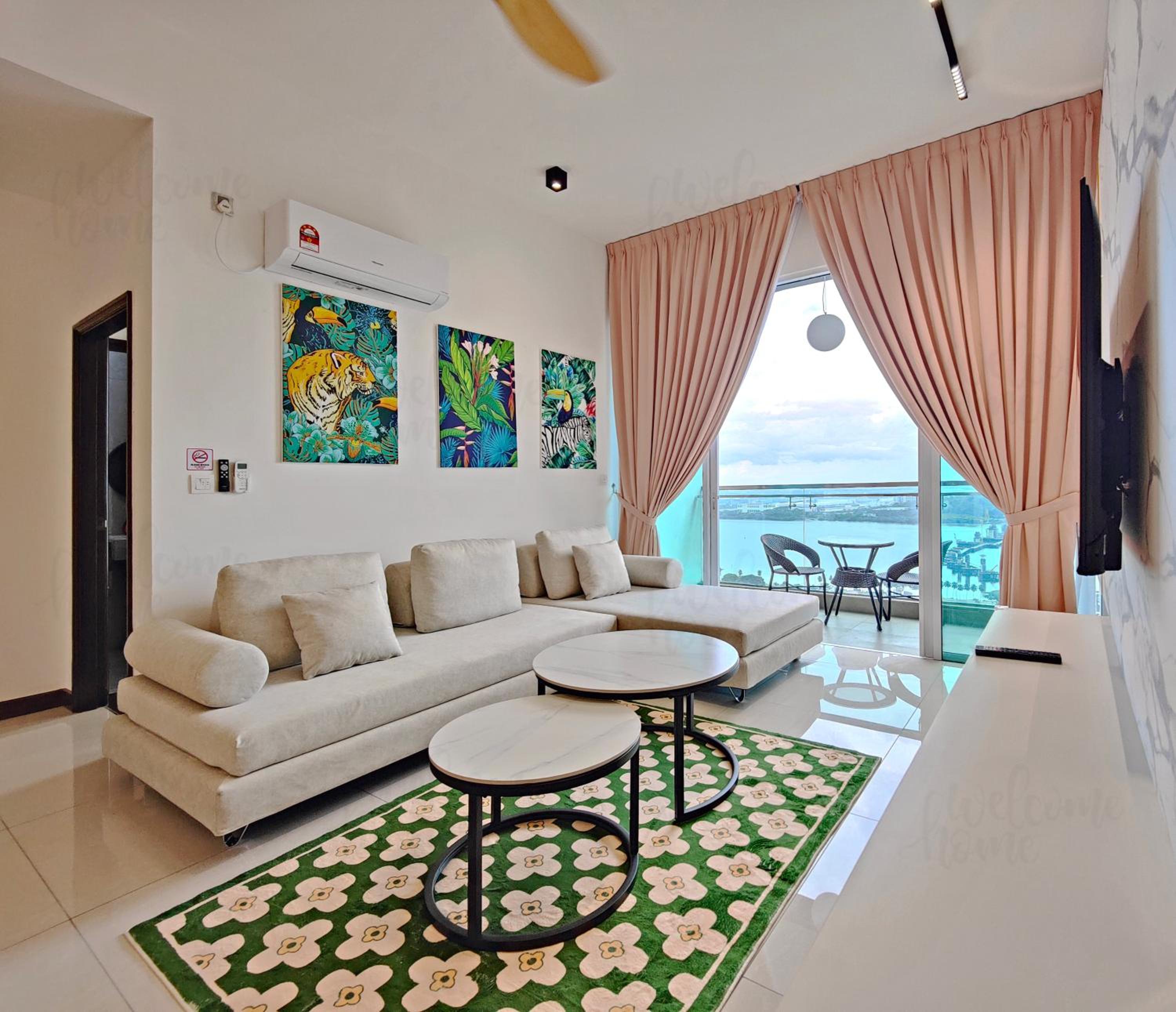 Two-Bedroom Apartment with Sea View