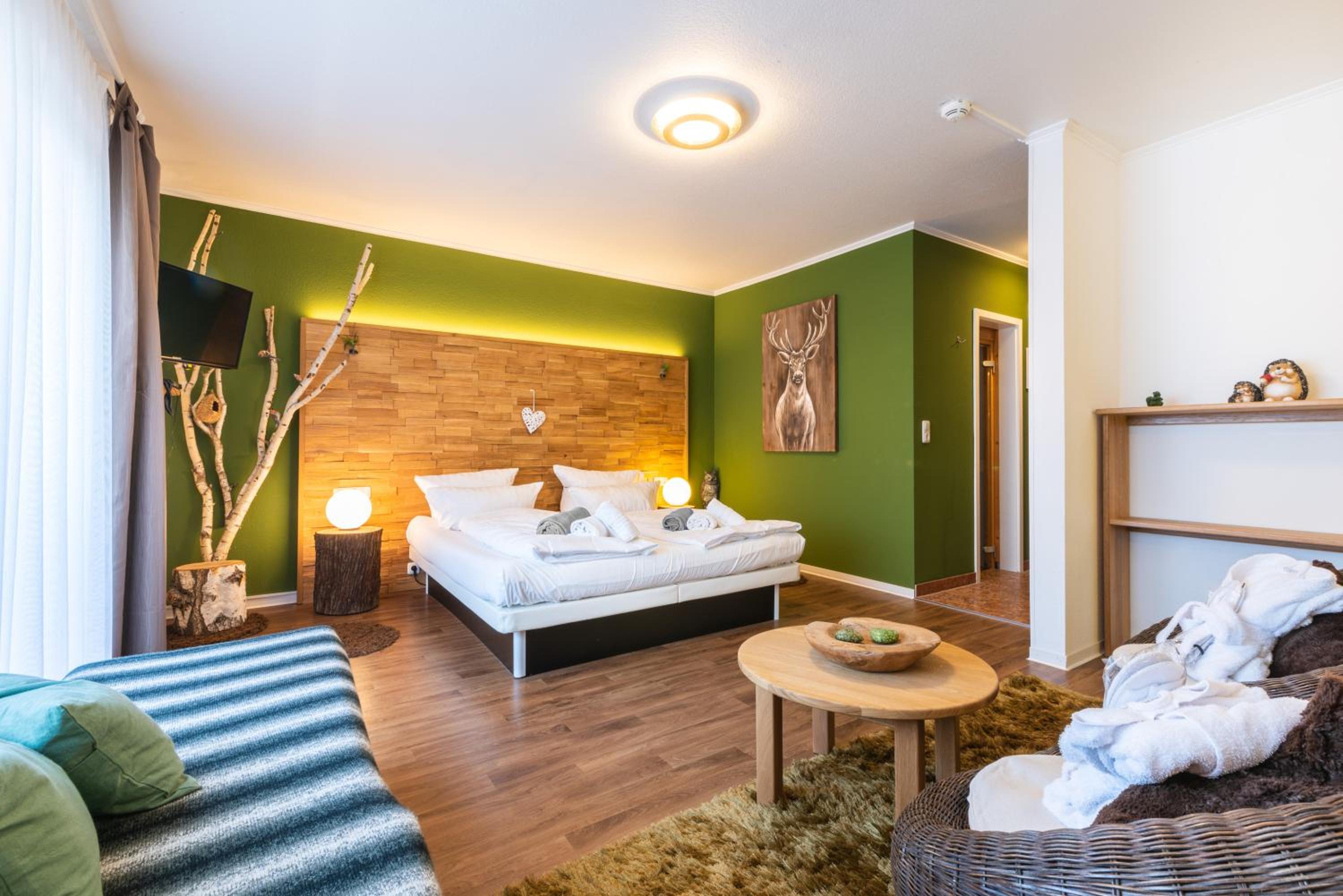 Double Room with Balcony and Sauna
