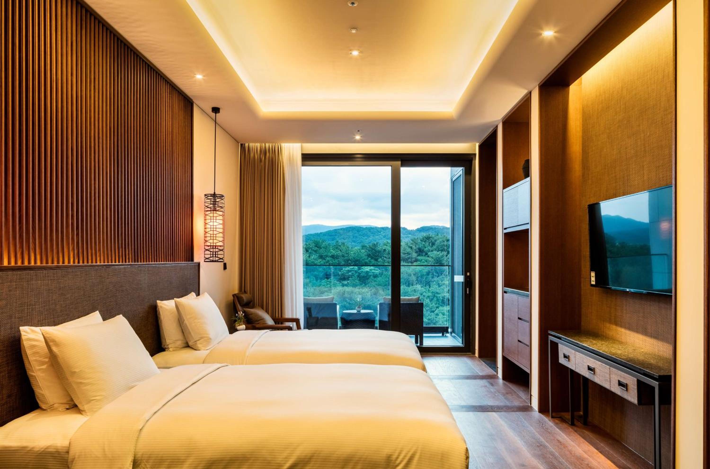 Twin Premium Living Room With Mountain View