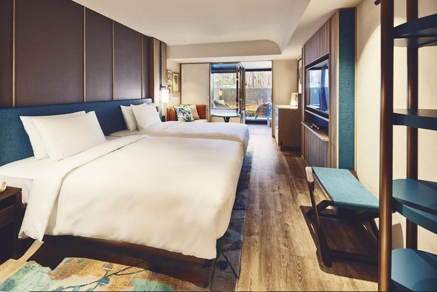 Standard Twin Room with Private Garden - Photo 1