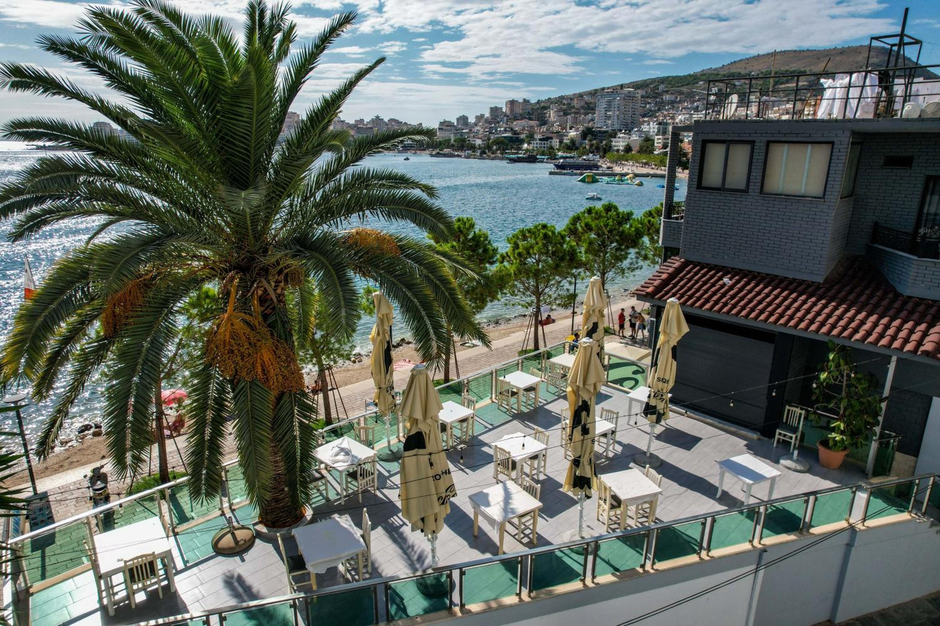 Twin Room with Side Sea View