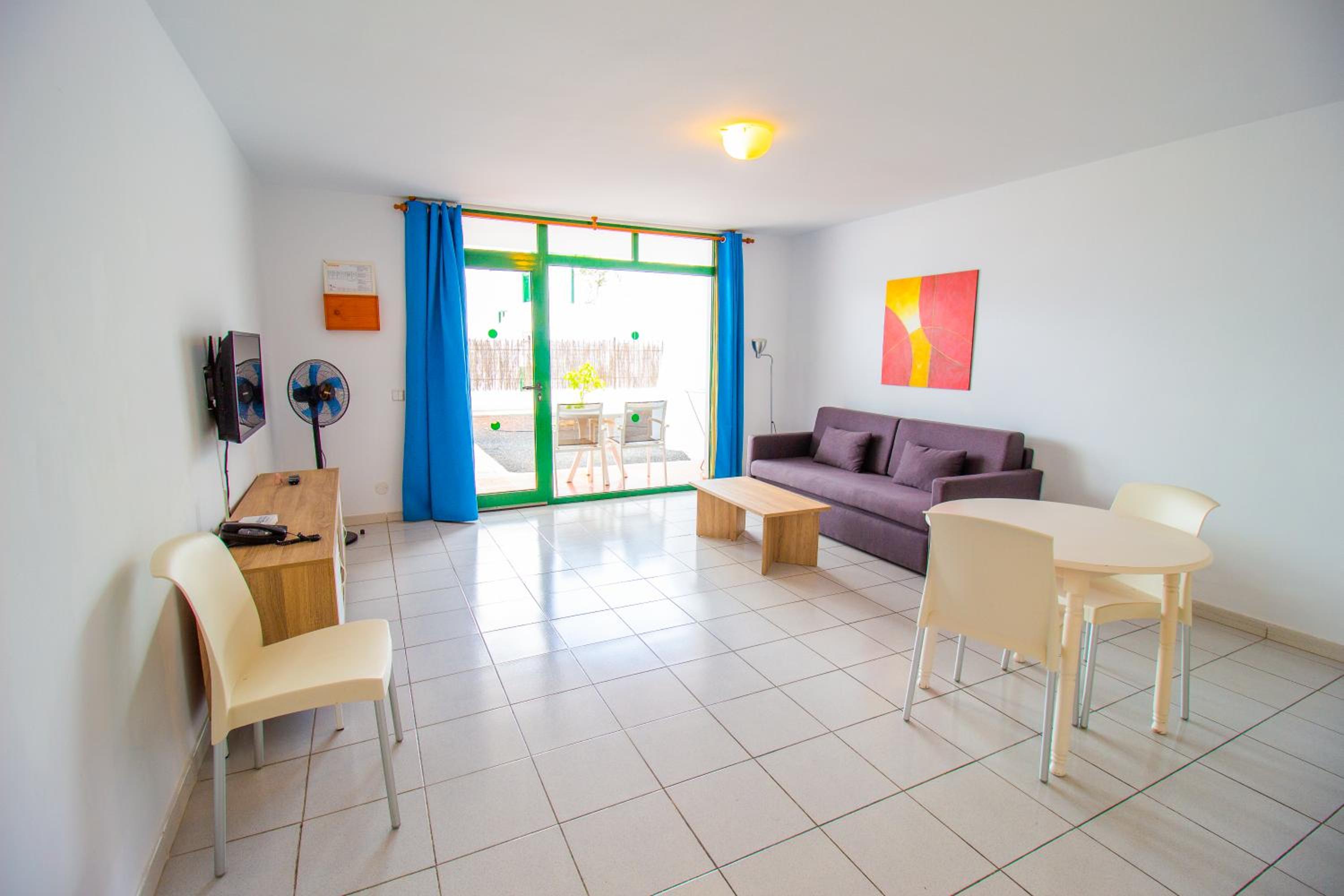 Apartamento con vista al jardín