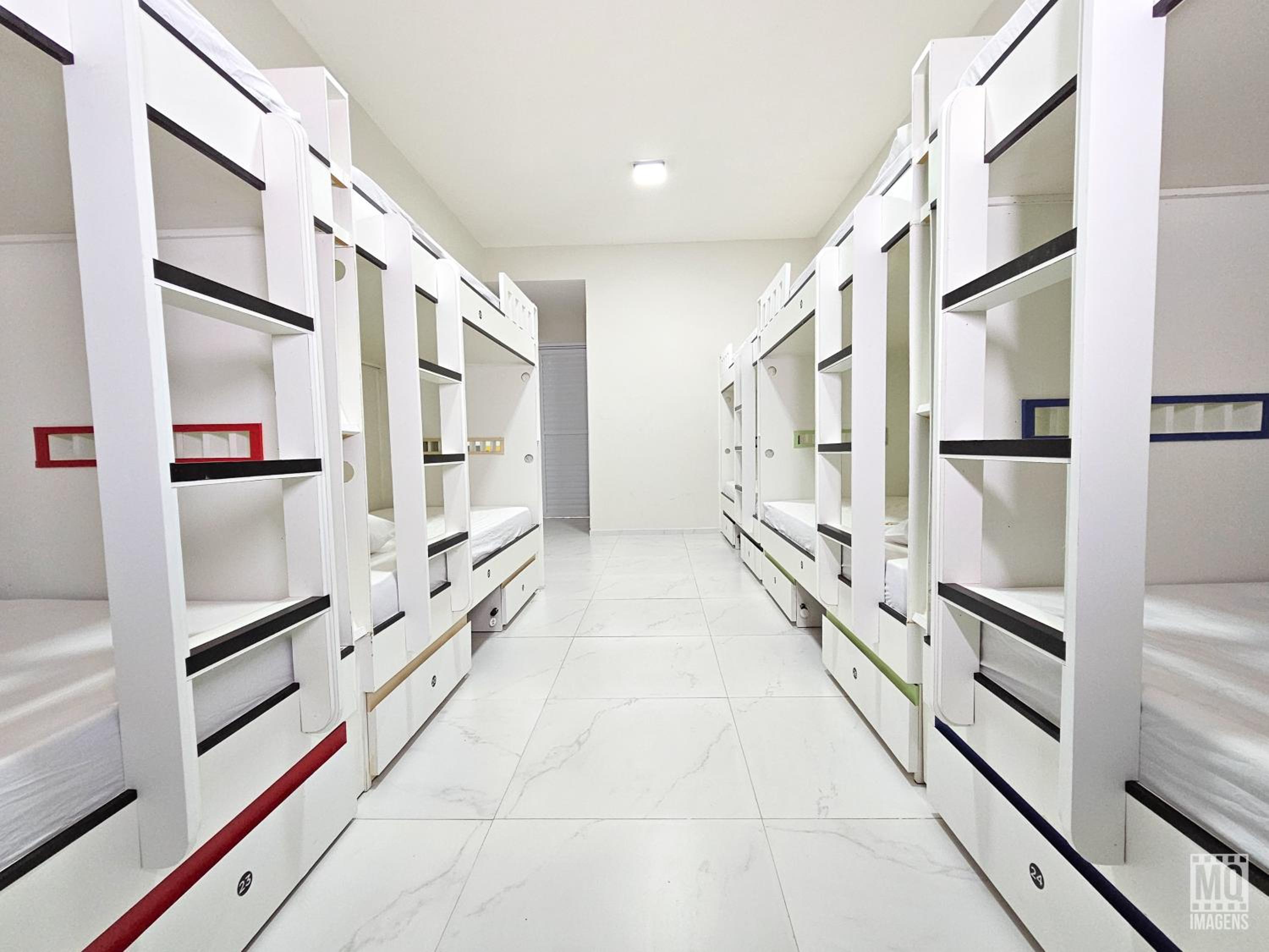 Bunk Bed In Male Dormitory Room
