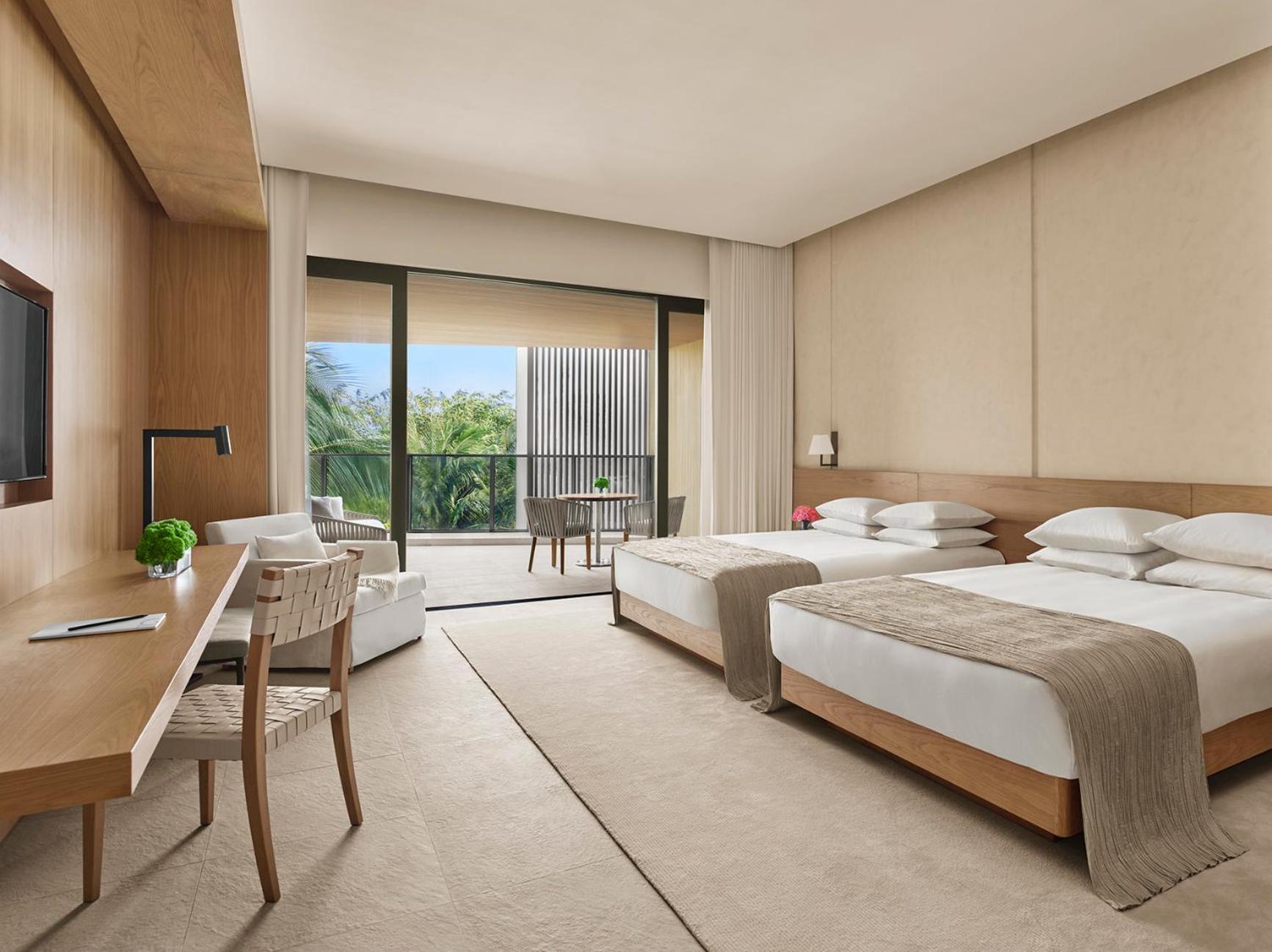 Garden View Double Double Room