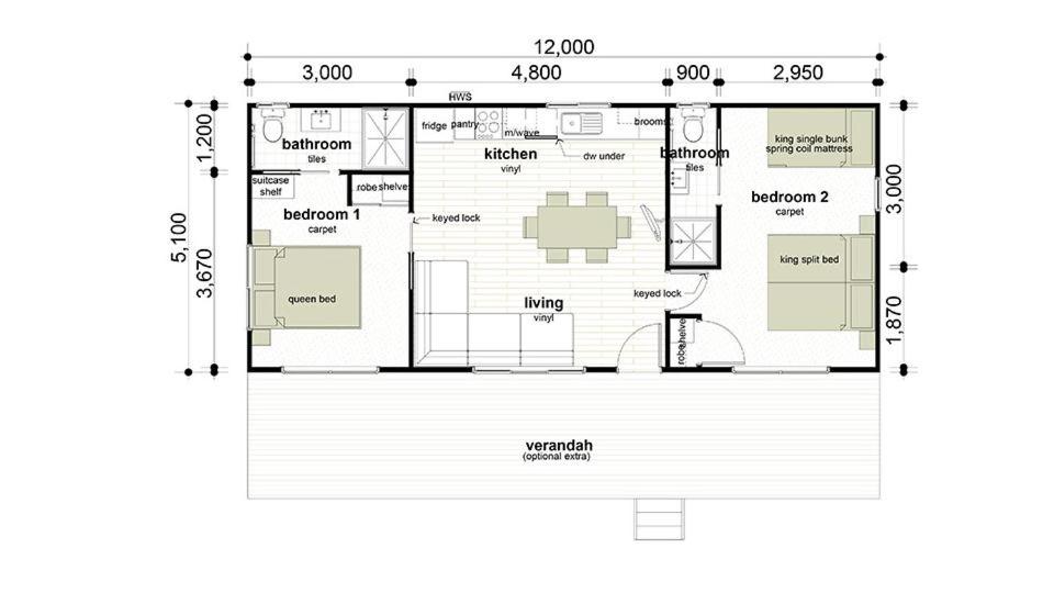 Two-Bedroom Villa - Photo 2