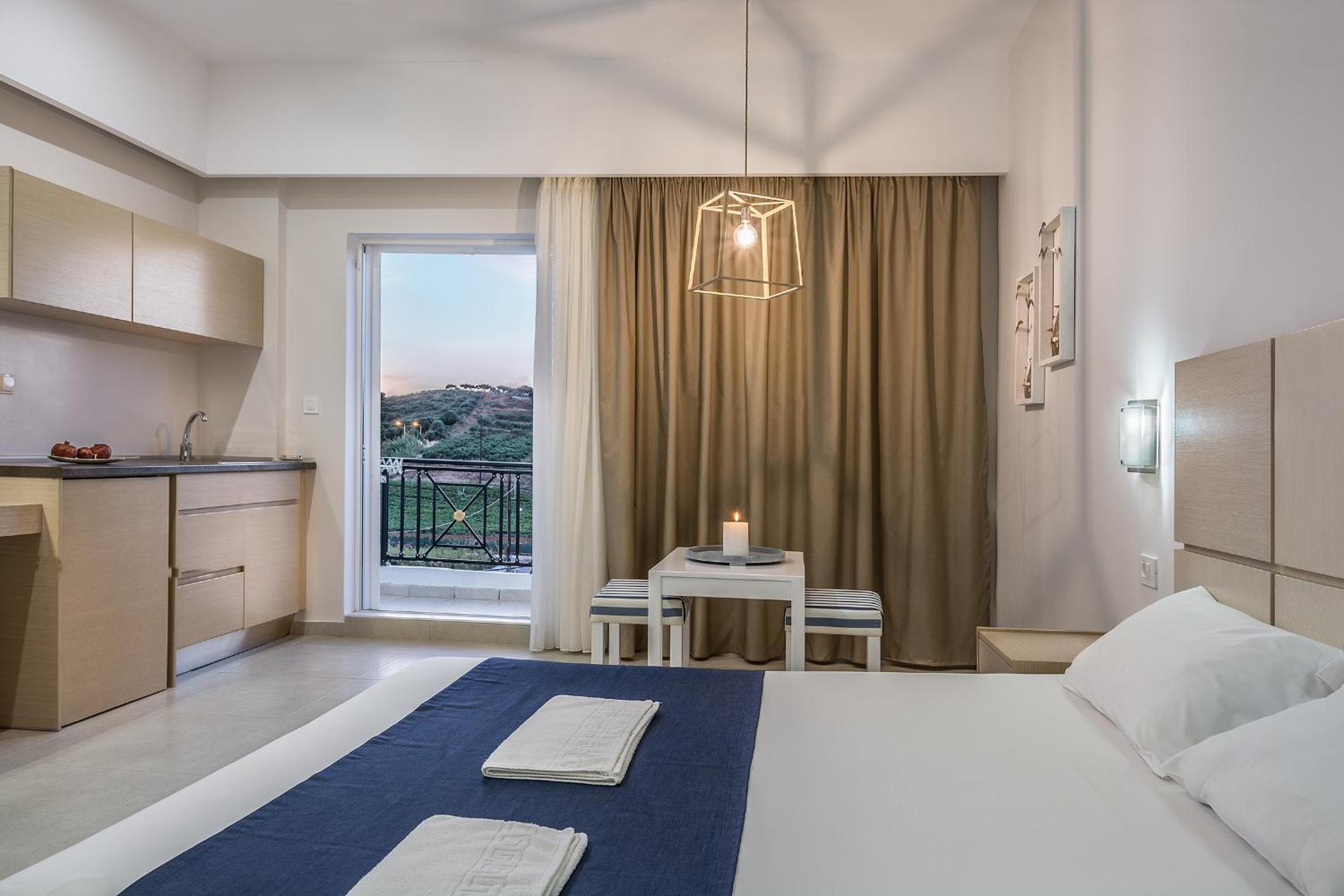 Studio with Side Sea View